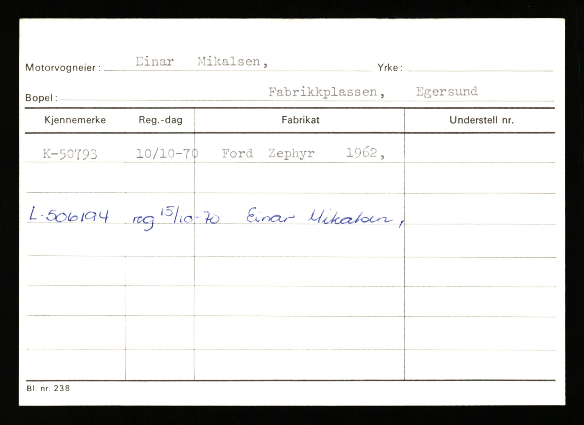 Stavanger trafikkstasjon, AV/SAST-A-101942/0/G/L0007: Registreringsnummer: 49019 - 67460, 1930-1971, p. 443