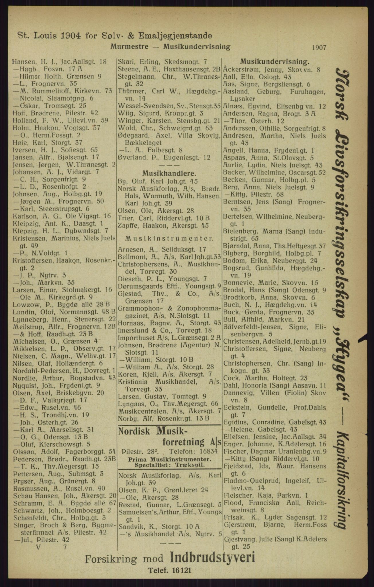 Kristiania/Oslo adressebok, PUBL/-, 1916, p. 1907