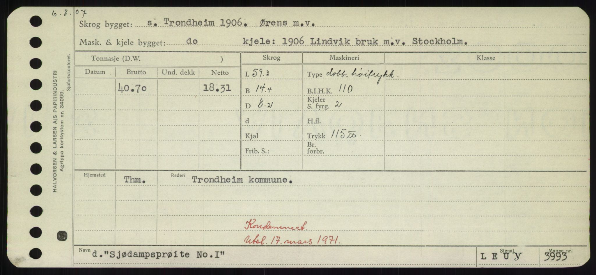 Sjøfartsdirektoratet med forløpere, Skipsmålingen, AV/RA-S-1627/H/Hd/L0033: Fartøy, Sevi-Sjø, p. 363