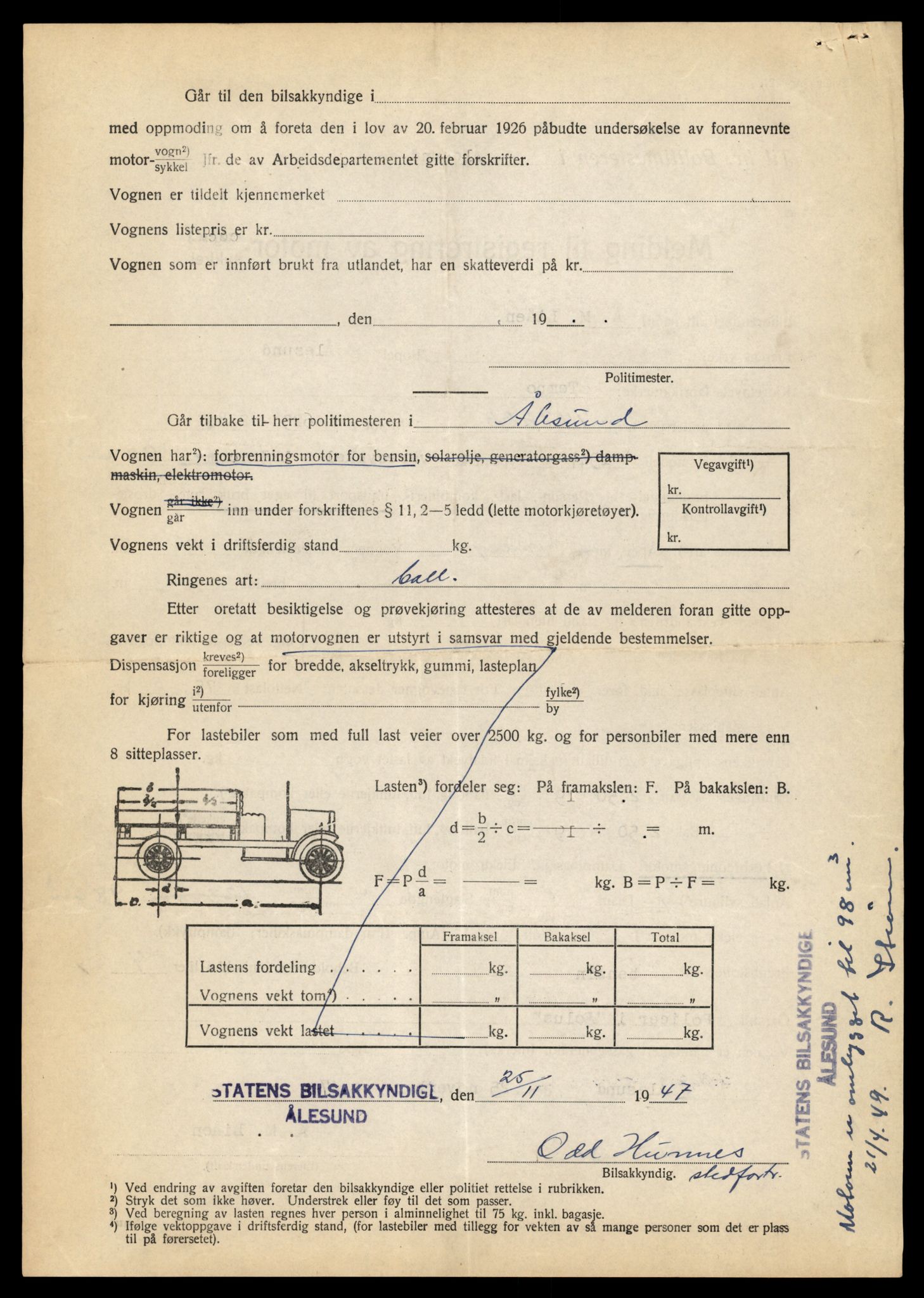 Møre og Romsdal vegkontor - Ålesund trafikkstasjon, AV/SAT-A-4099/F/Fe/L0029: Registreringskort for kjøretøy T 11430 - T 11619, 1927-1998, p. 1438