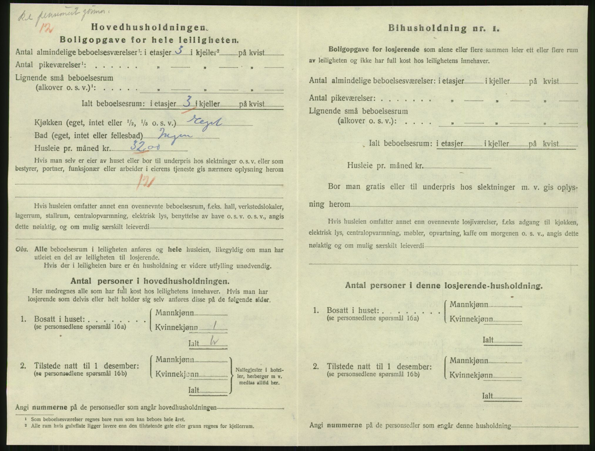 SAT, 1920 census for Namsos, 1920, p. 1538