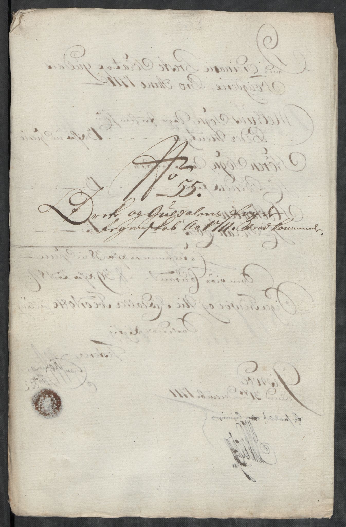 Rentekammeret inntil 1814, Reviderte regnskaper, Fogderegnskap, RA/EA-4092/R60/L3961: Fogderegnskap Orkdal og Gauldal, 1711, p. 331