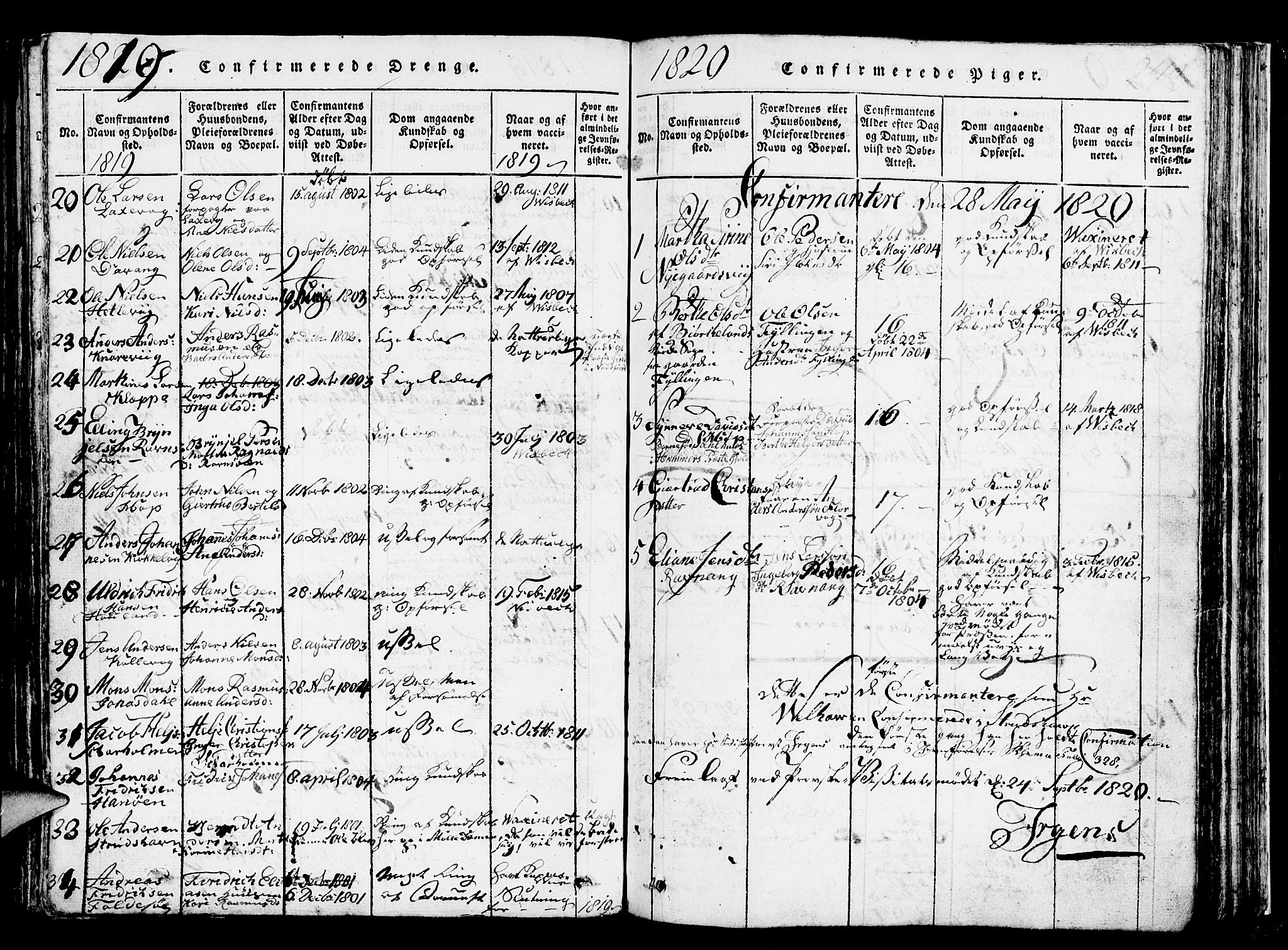 Askøy Sokneprestembete, AV/SAB-A-74101/H/Ha/Hab/Haba/L0002: Parish register (copy) no. A 2, 1815-1846, p. 243