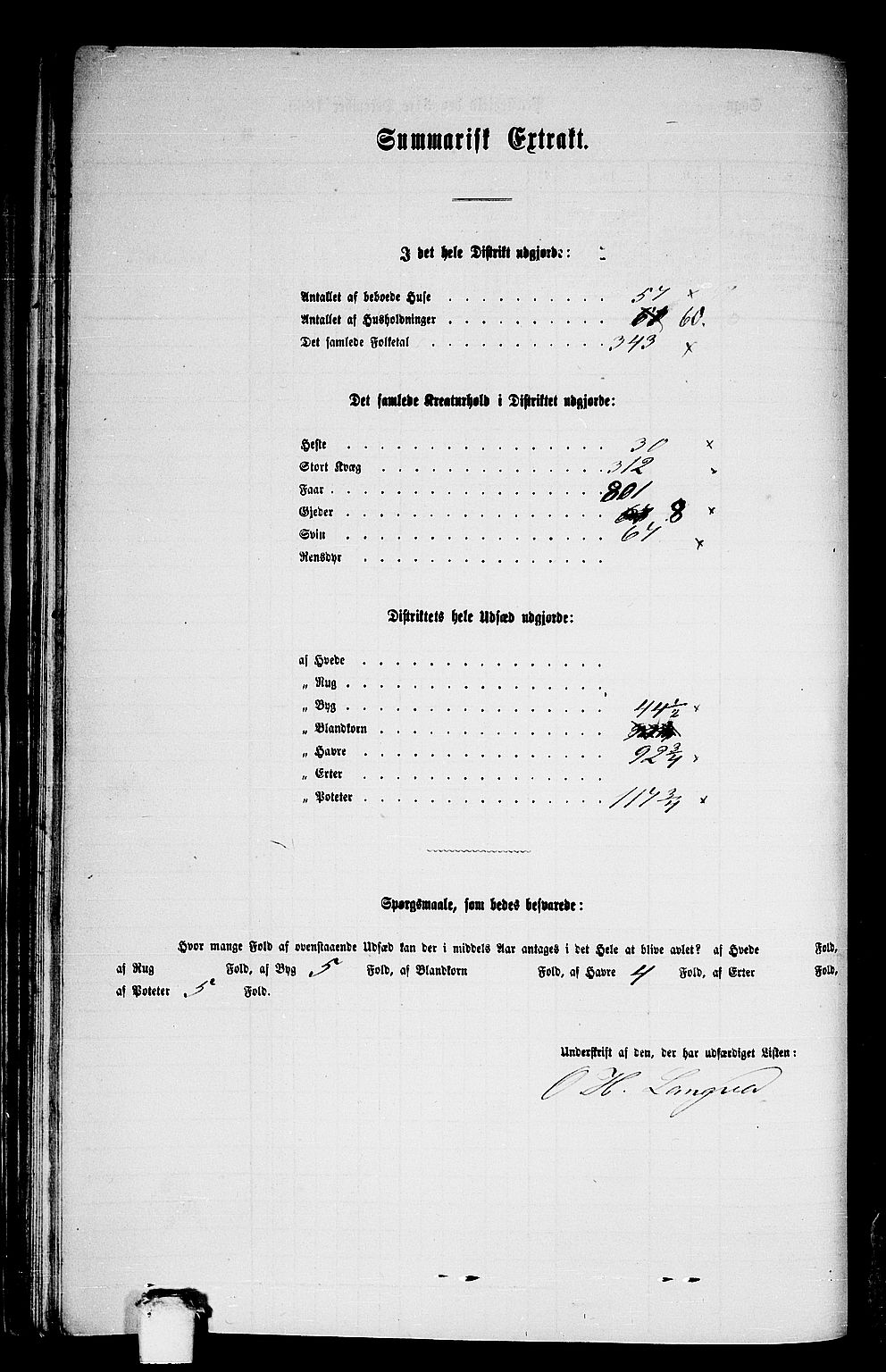 RA, 1865 census for Innvik, 1865, p. 44