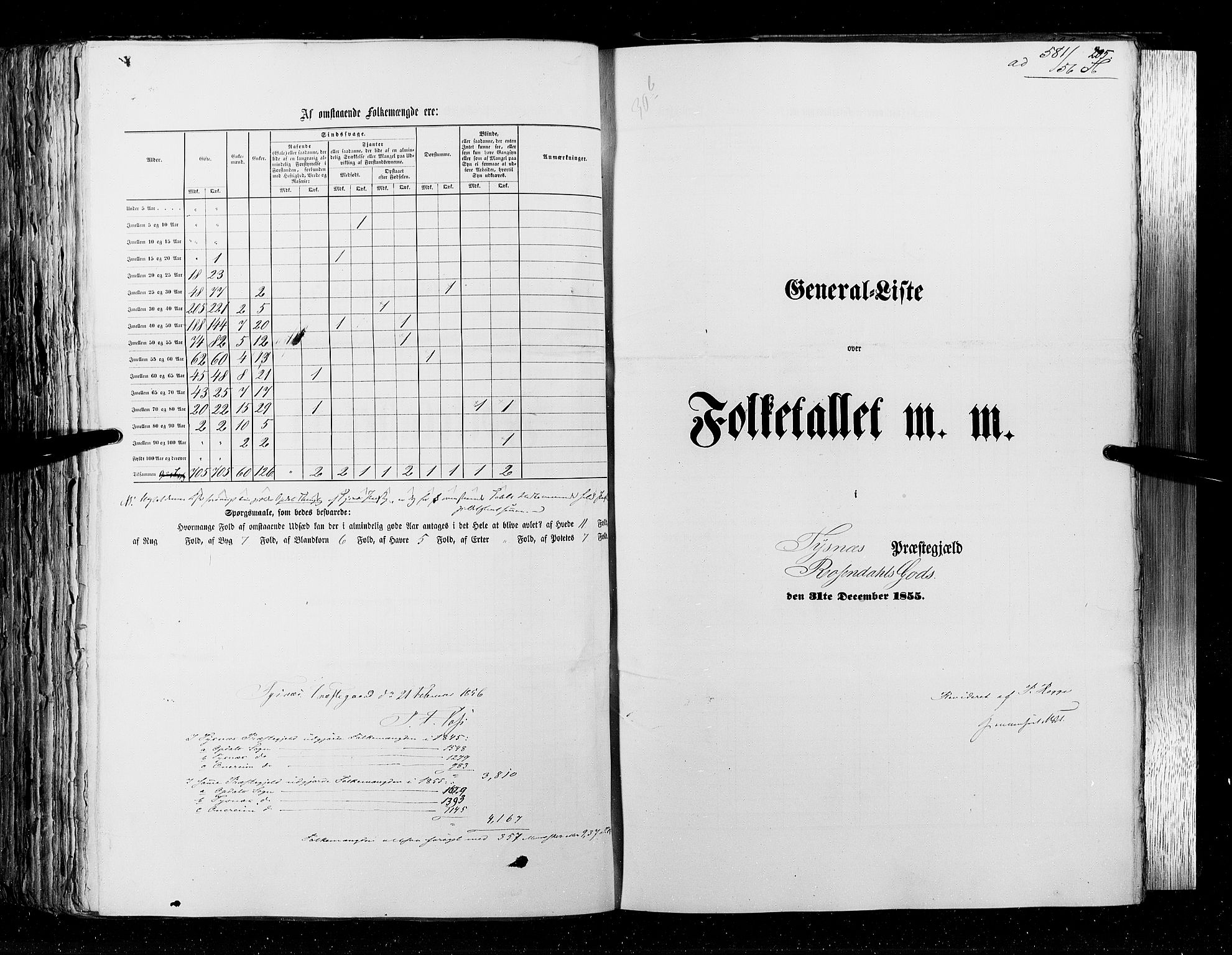 RA, Census 1855, vol. 4: Stavanger amt og Søndre Bergenhus amt, 1855, p. 205