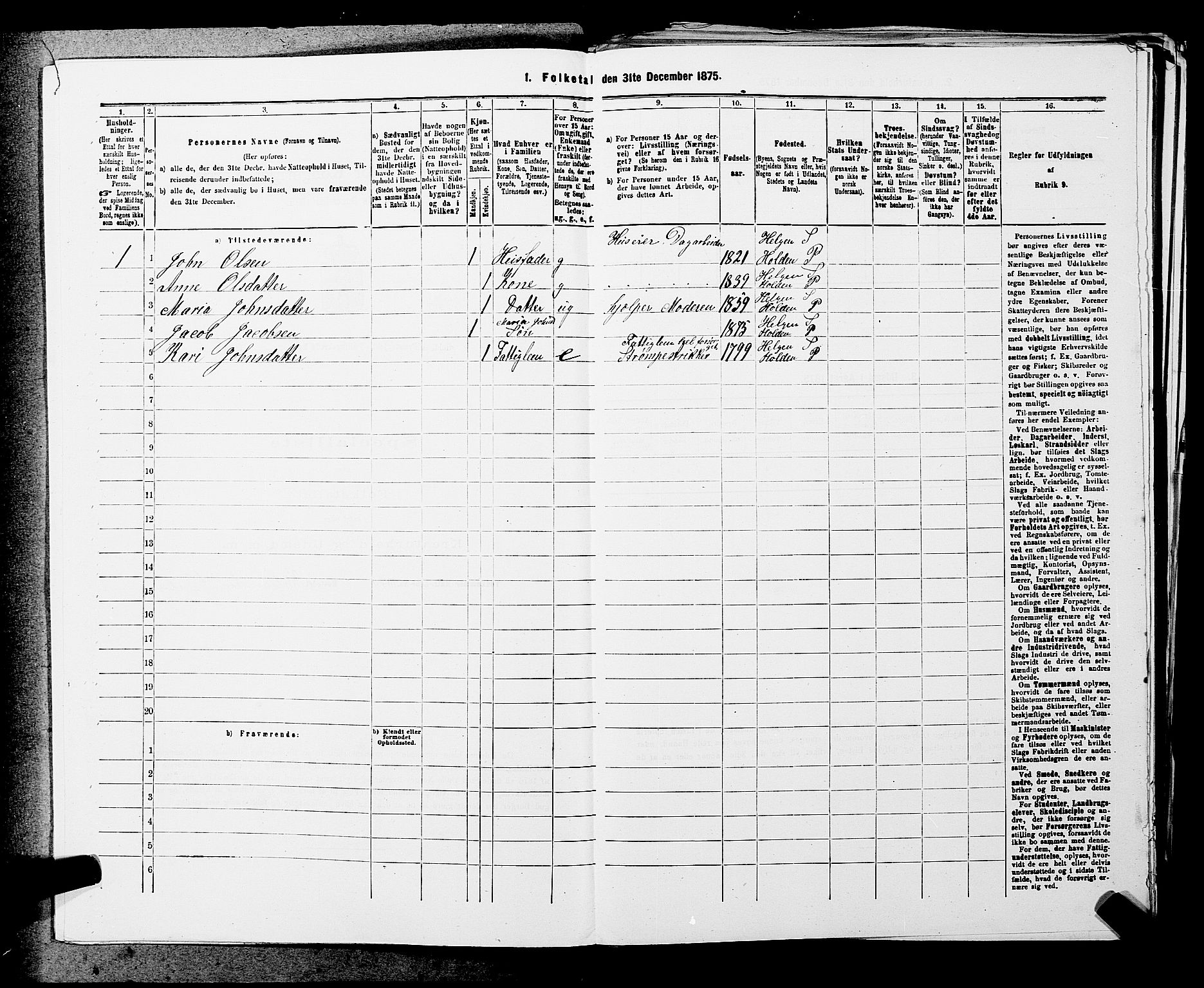 SAKO, 1875 census for 0819P Holla, 1875, p. 712