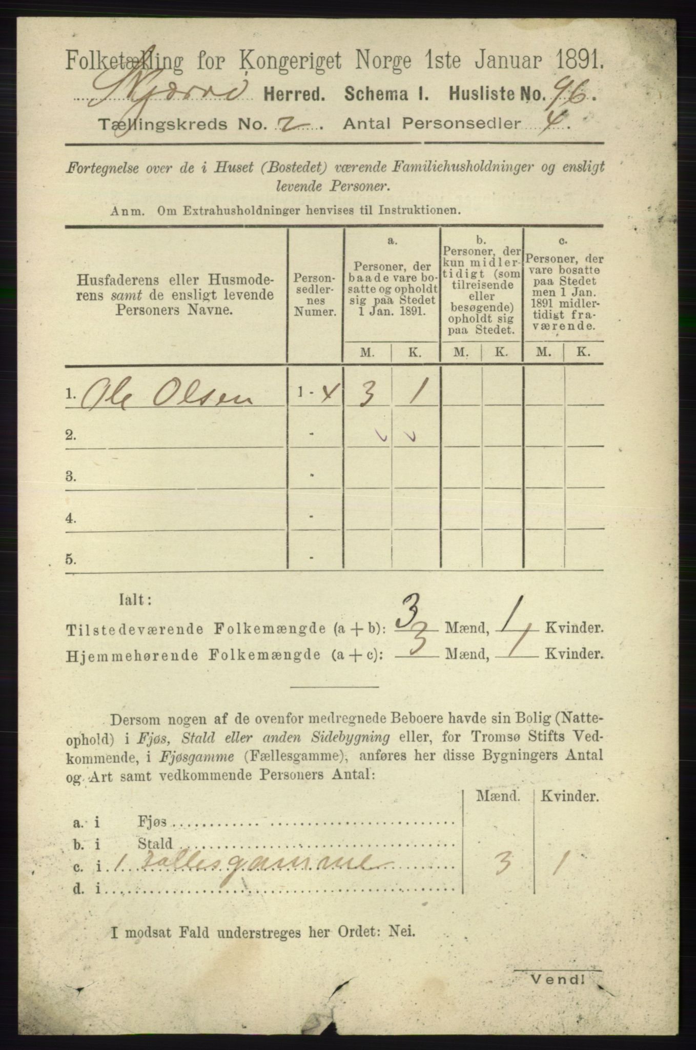 RA, 1891 census for 1941 Skjervøy, 1891, p. 1013