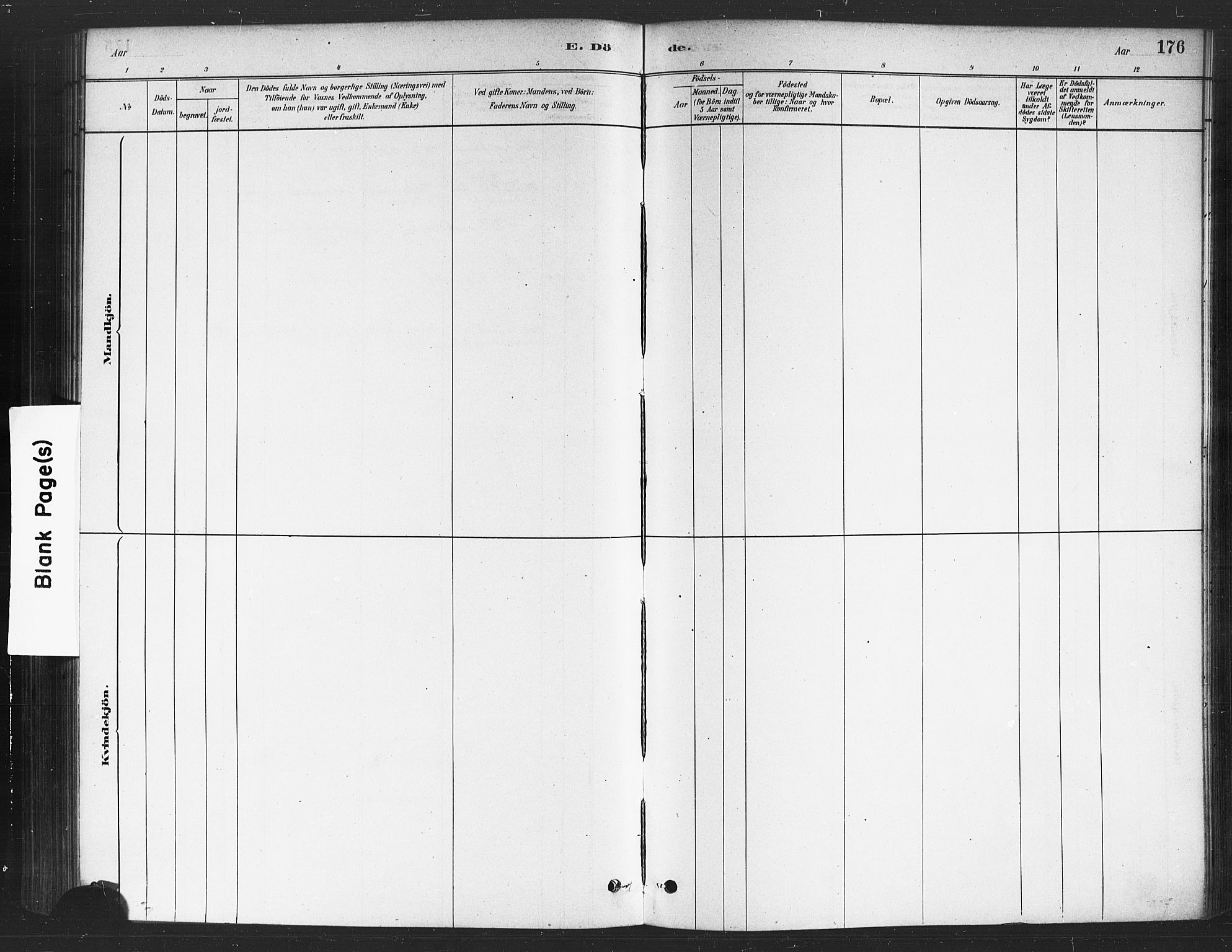 Rødenes prestekontor Kirkebøker, AV/SAO-A-2005/F/Fa/L0009: Parish register (official) no. I 9, 1880-1889, p. 176