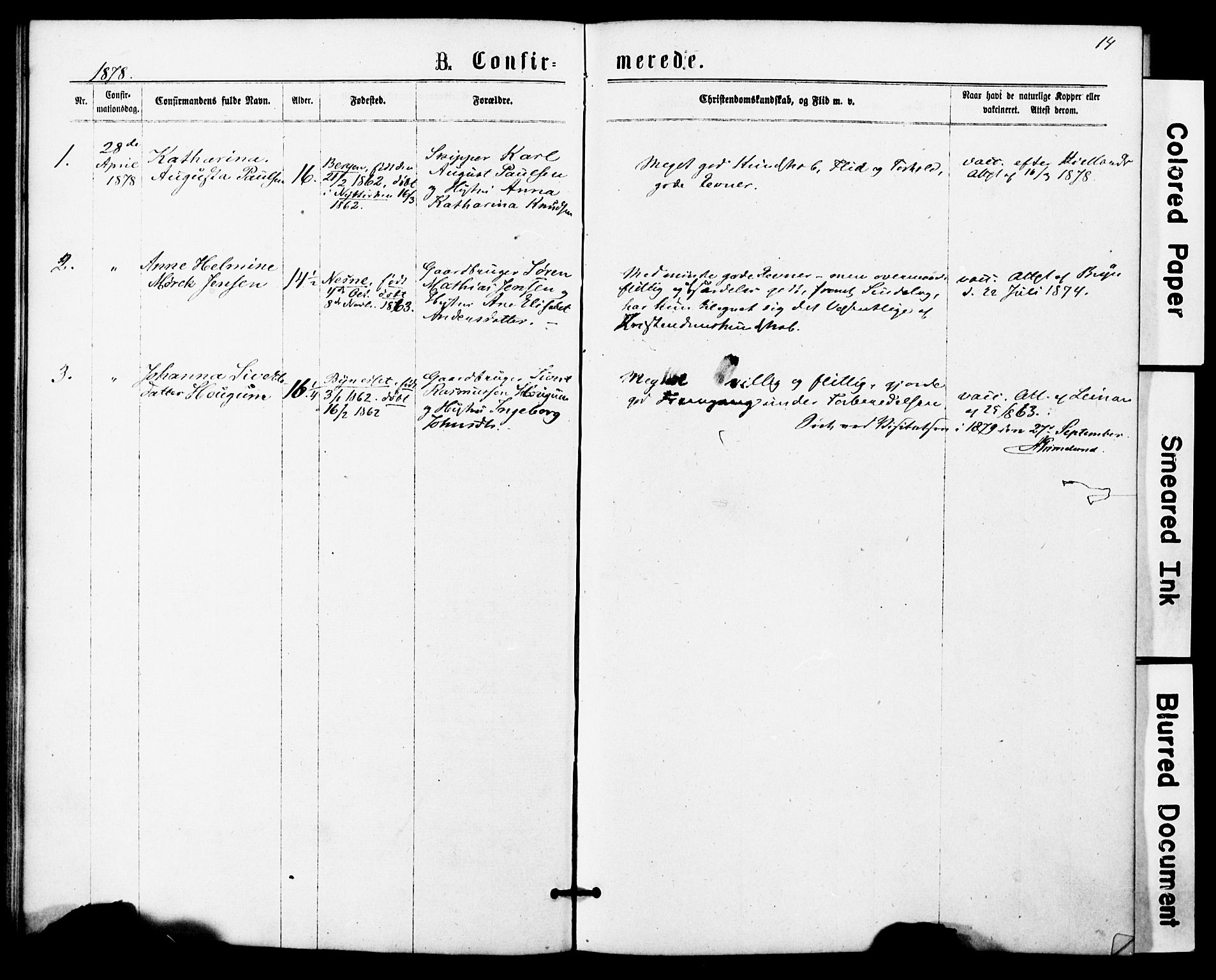Ministerialprotokoller, klokkerbøker og fødselsregistre - Sør-Trøndelag, SAT/A-1456/623/L0469: Parish register (official) no. 623A03, 1868-1883, p. 14