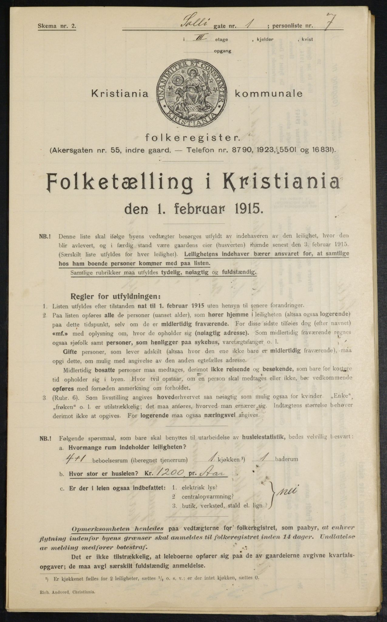 OBA, Municipal Census 1915 for Kristiania, 1915, p. 99502