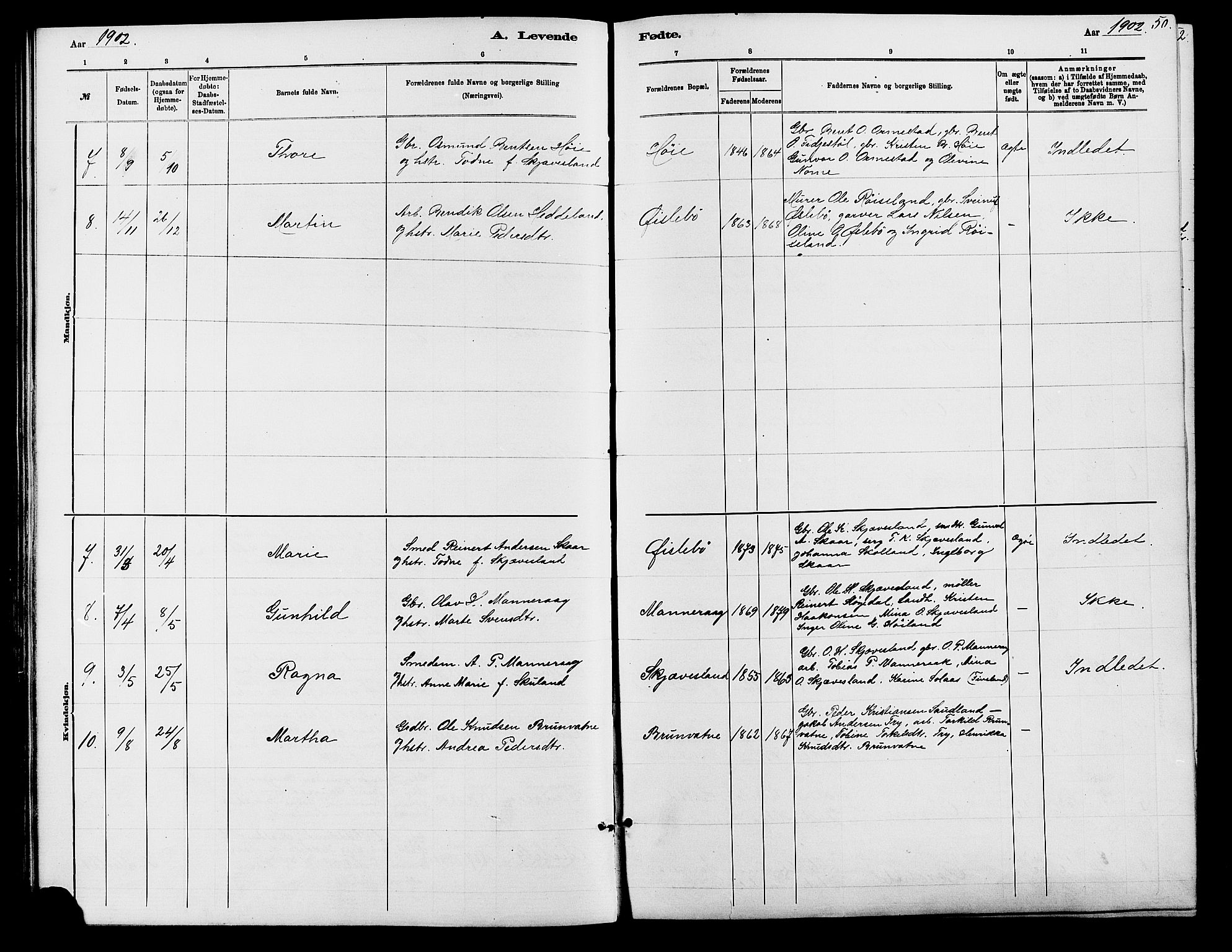 Holum sokneprestkontor, SAK/1111-0022/F/Fb/Fbc/L0003: Parish register (copy) no. B 3, 1882-1908, p. 50