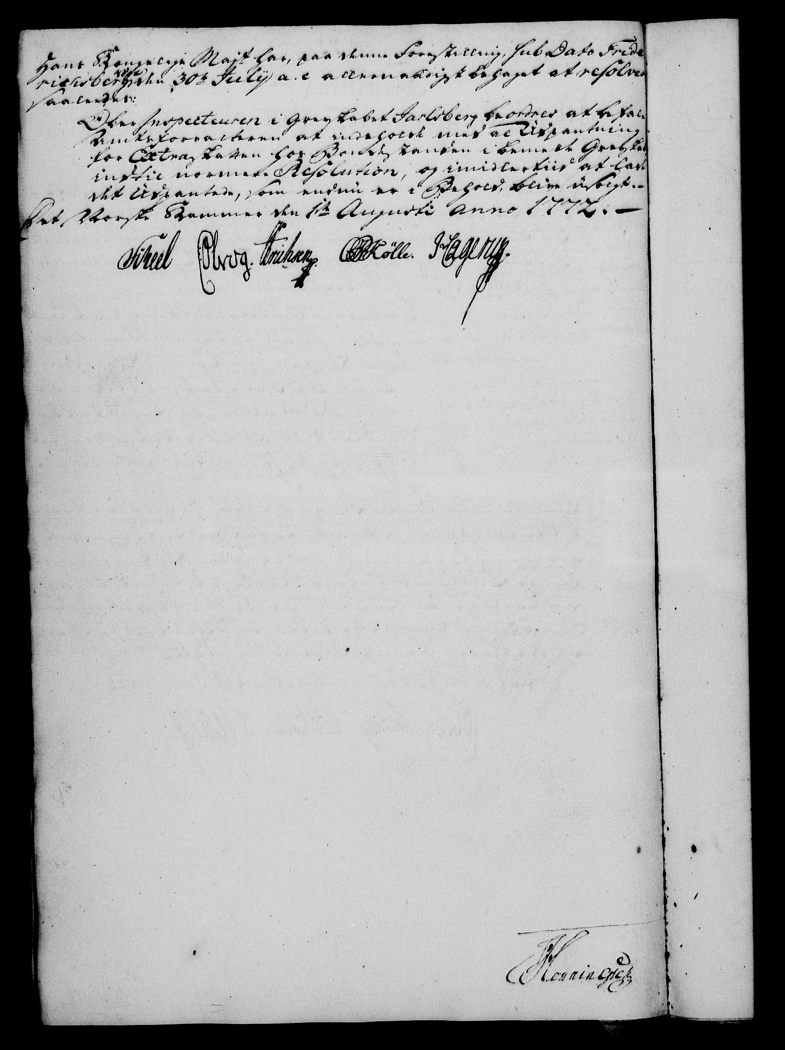 Rentekammeret, Kammerkanselliet, RA/EA-3111/G/Gf/Gfa/L0054: Norsk relasjons- og resolusjonsprotokoll (merket RK 52.54), 1771-1772, p. 515