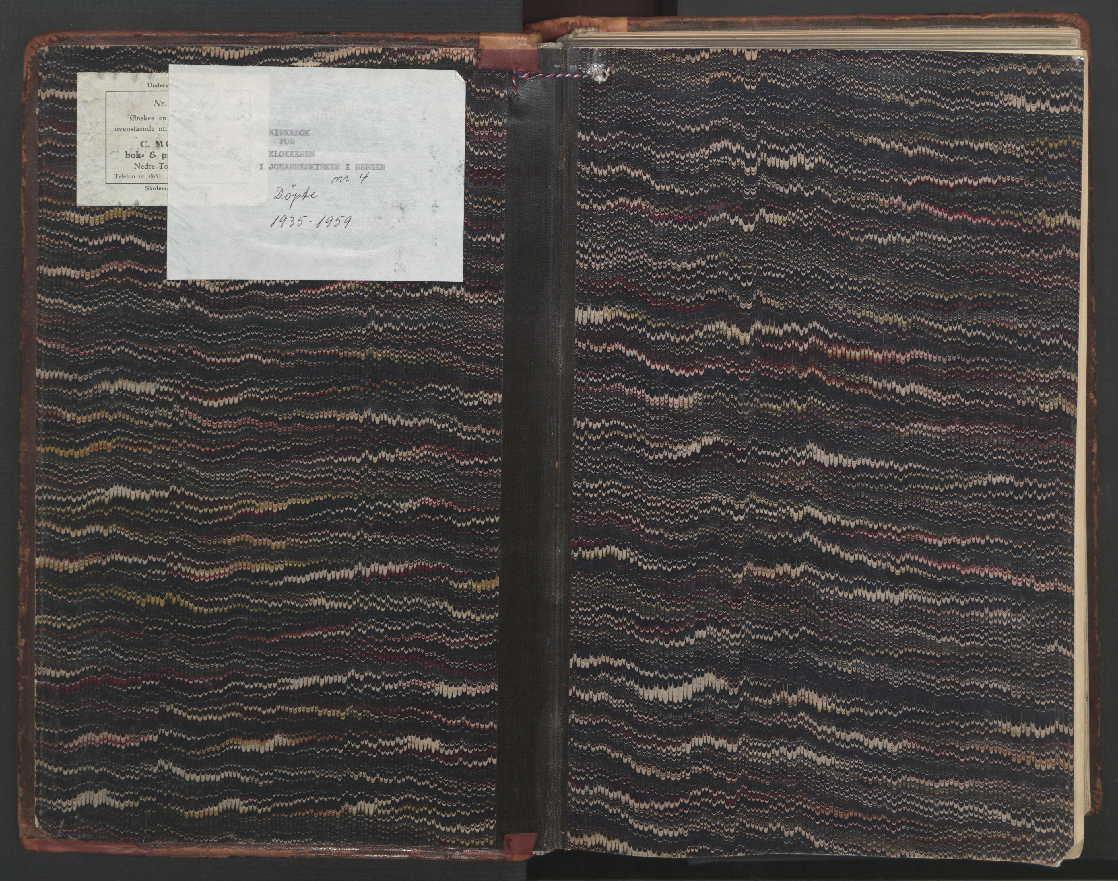 Johanneskirken sokneprestembete, AV/SAB-A-76001/H/Hab: Parish register (copy) no. A 4, 1935-1959