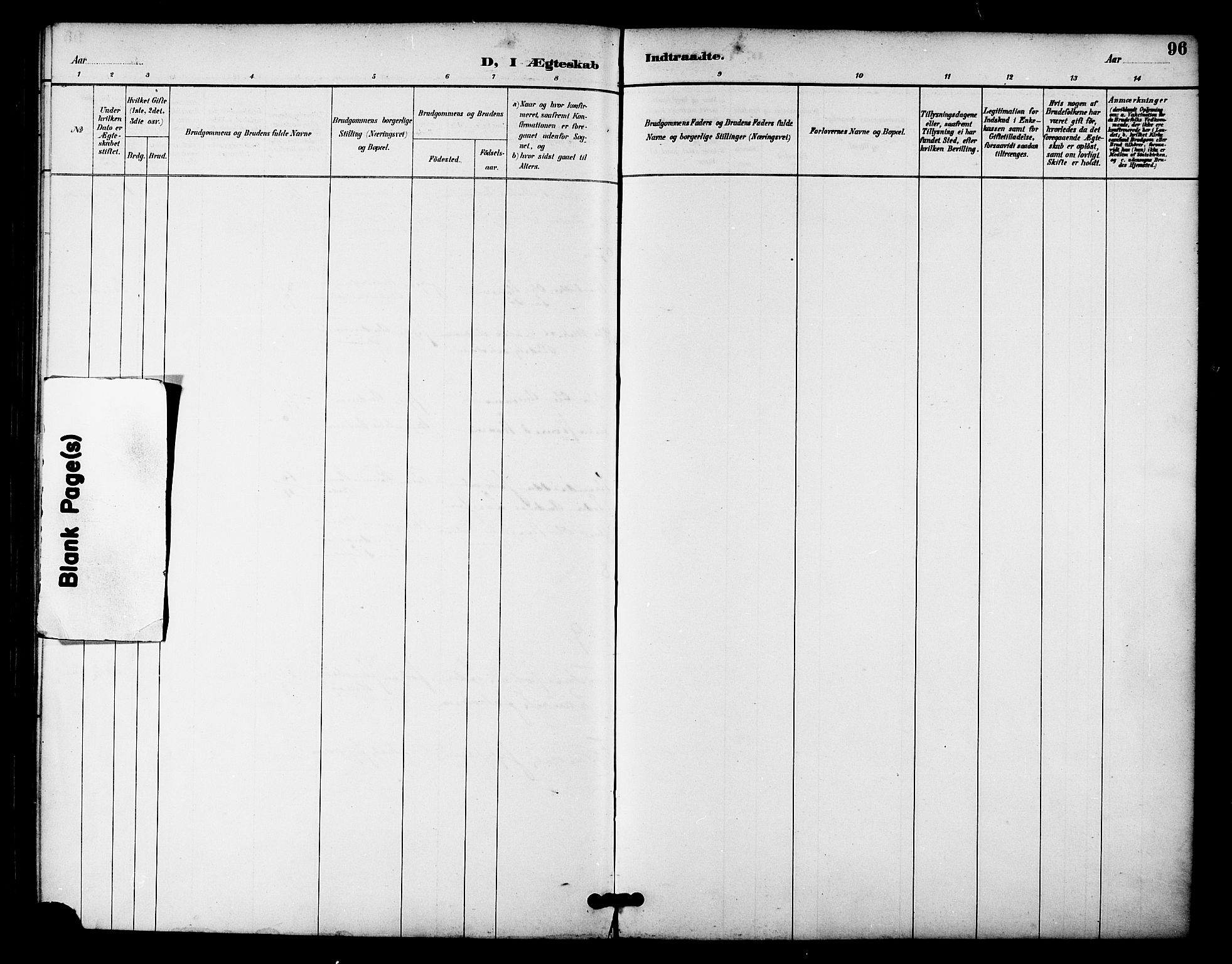 Ministerialprotokoller, klokkerbøker og fødselsregistre - Nordland, AV/SAT-A-1459/840/L0580: Parish register (official) no. 840A02, 1887-1909, p. 96