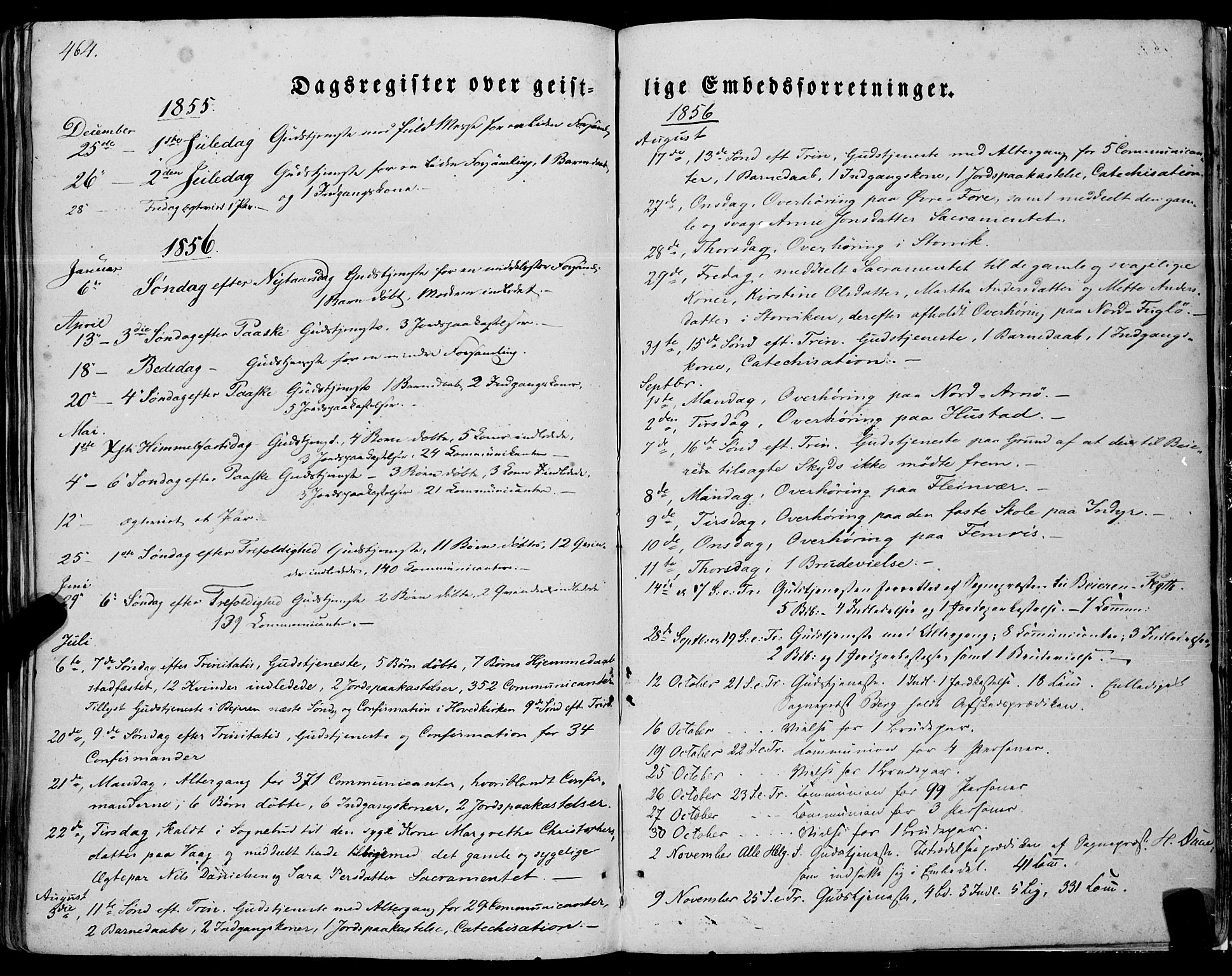 Ministerialprotokoller, klokkerbøker og fødselsregistre - Nordland, SAT/A-1459/805/L0097: Parish register (official) no. 805A04, 1837-1861, p. 464