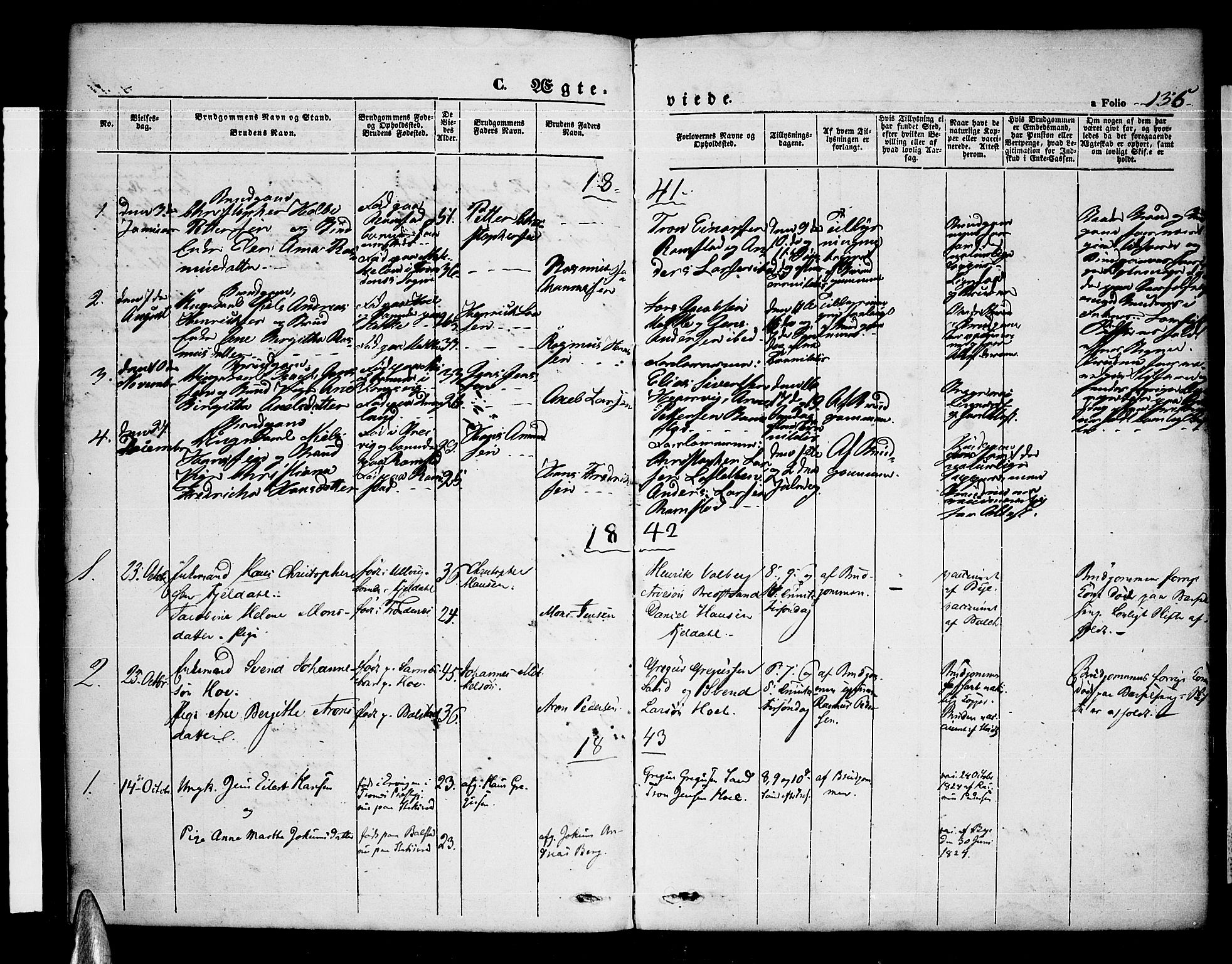 Ministerialprotokoller, klokkerbøker og fødselsregistre - Nordland, SAT/A-1459/865/L0929: Parish register (copy) no. 865C01, 1840-1866, p. 135