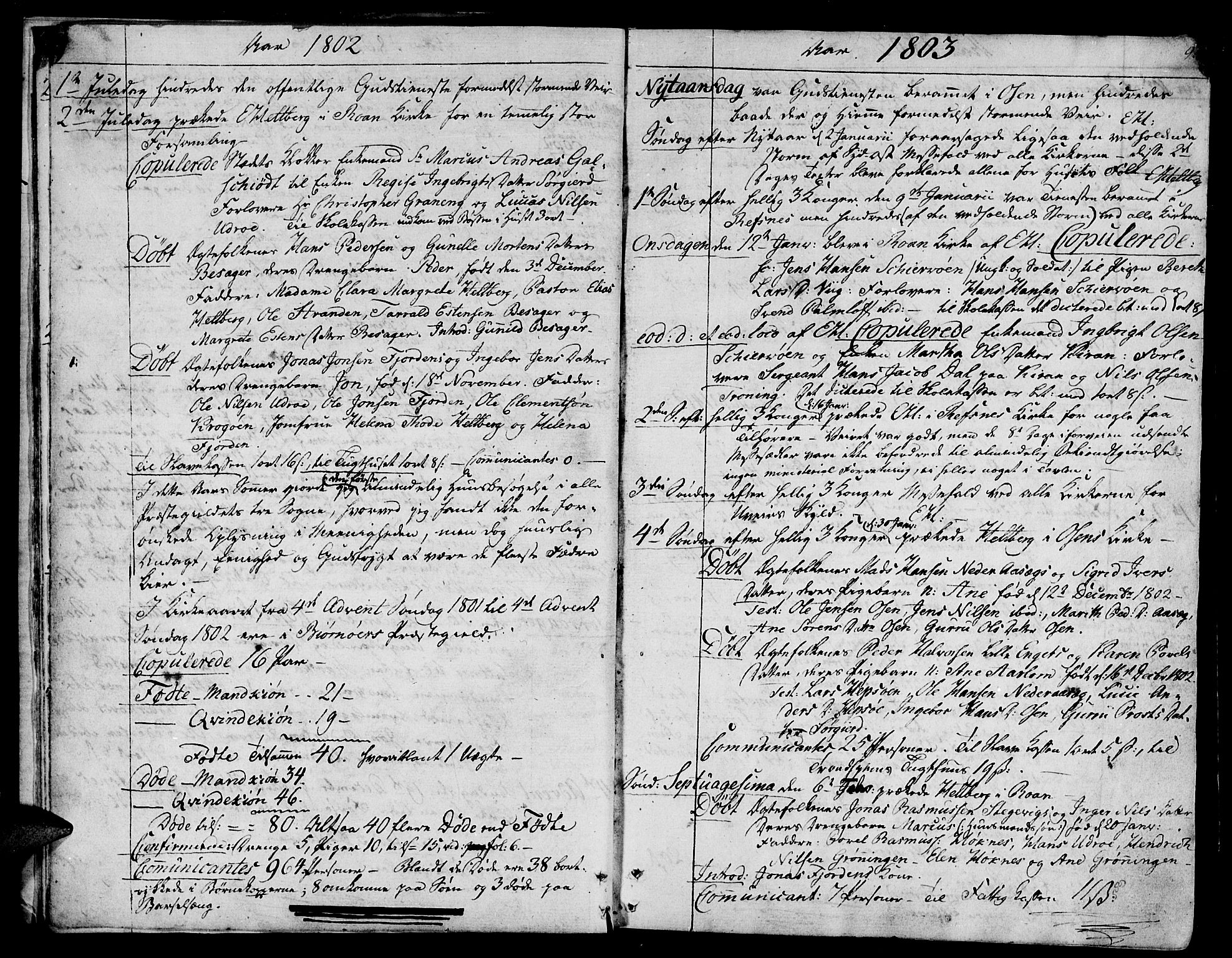 Ministerialprotokoller, klokkerbøker og fødselsregistre - Sør-Trøndelag, SAT/A-1456/657/L0701: Parish register (official) no. 657A02, 1802-1831, p. 9