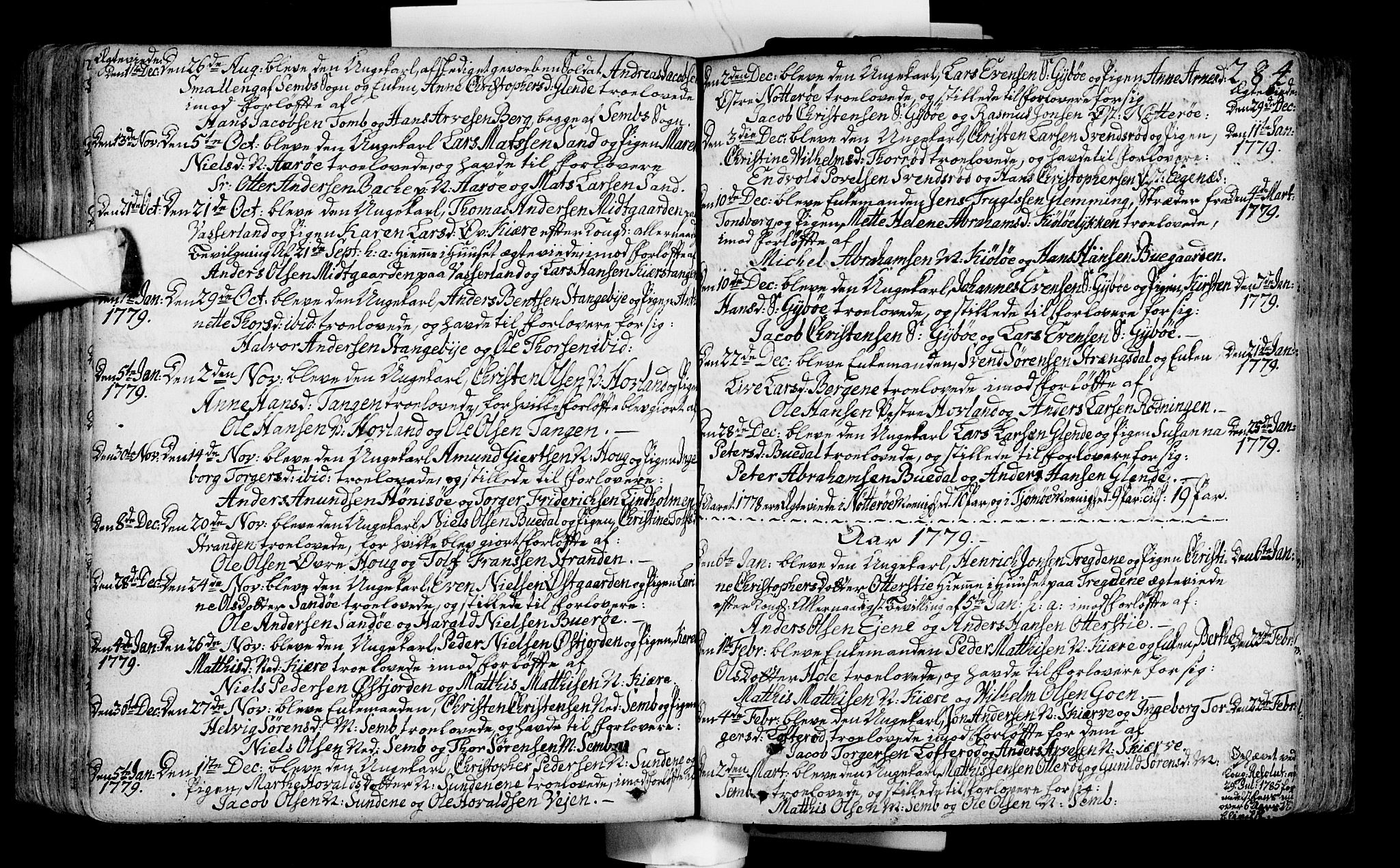 Nøtterøy kirkebøker, AV/SAKO-A-354/F/Fa/L0002: Parish register (official) no. I 2, 1738-1790, p. 284