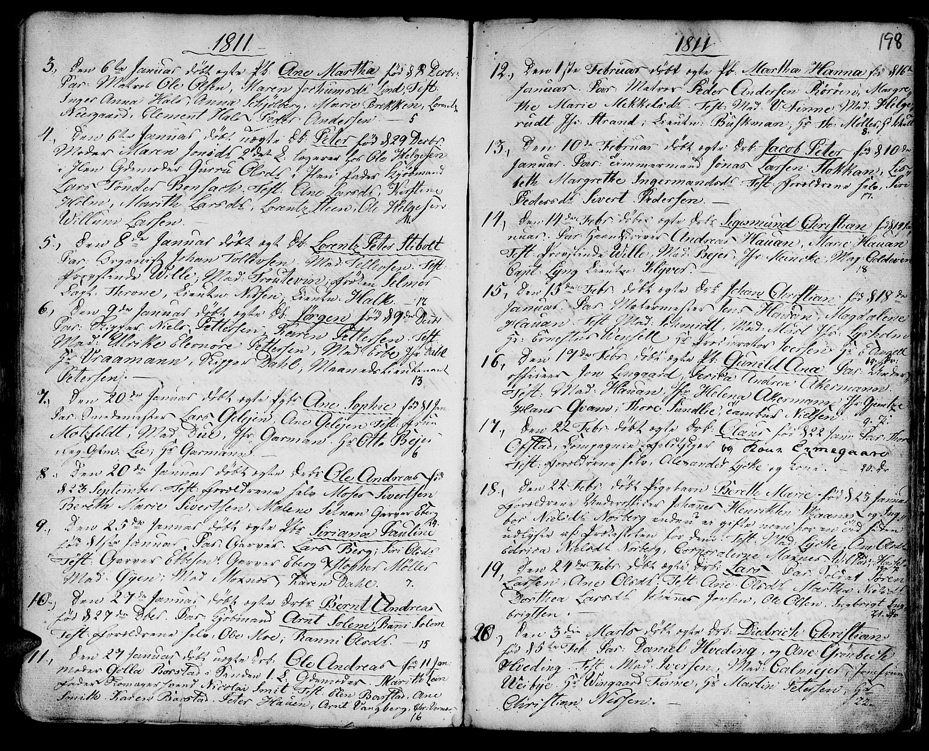 Ministerialprotokoller, klokkerbøker og fødselsregistre - Sør-Trøndelag, SAT/A-1456/601/L0039: Parish register (official) no. 601A07, 1770-1819, p. 198