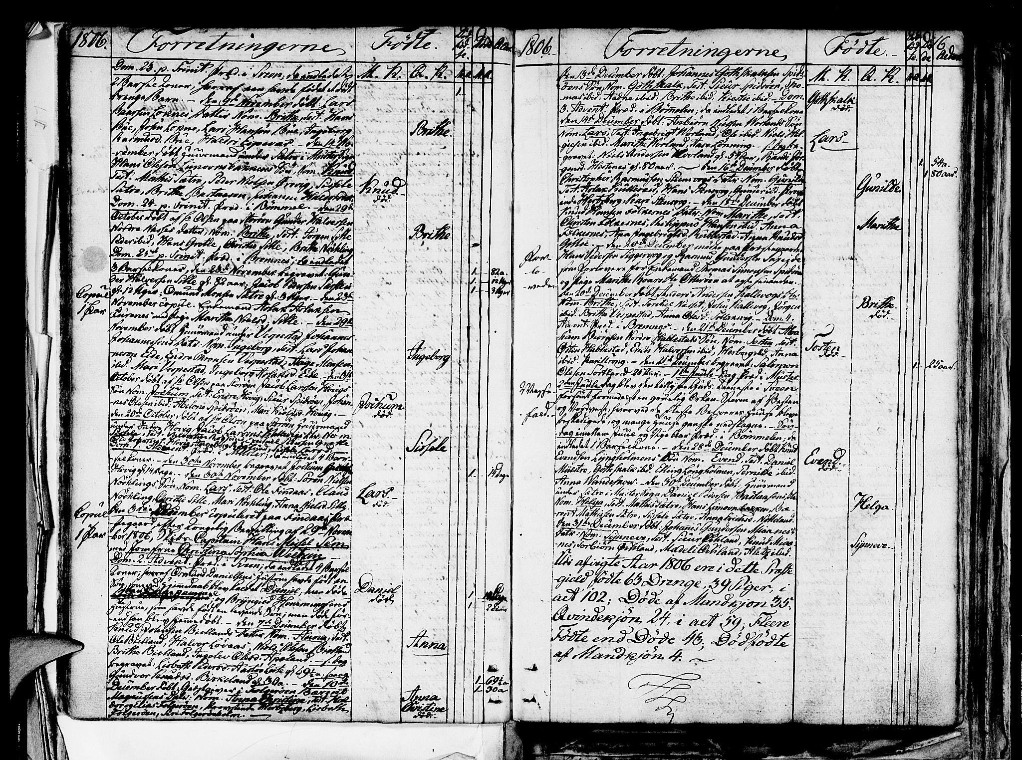 Finnås sokneprestembete, AV/SAB-A-99925/H/Ha/Haa/Haaa/L0004: Parish register (official) no. A 4, 1804-1830, p. 16