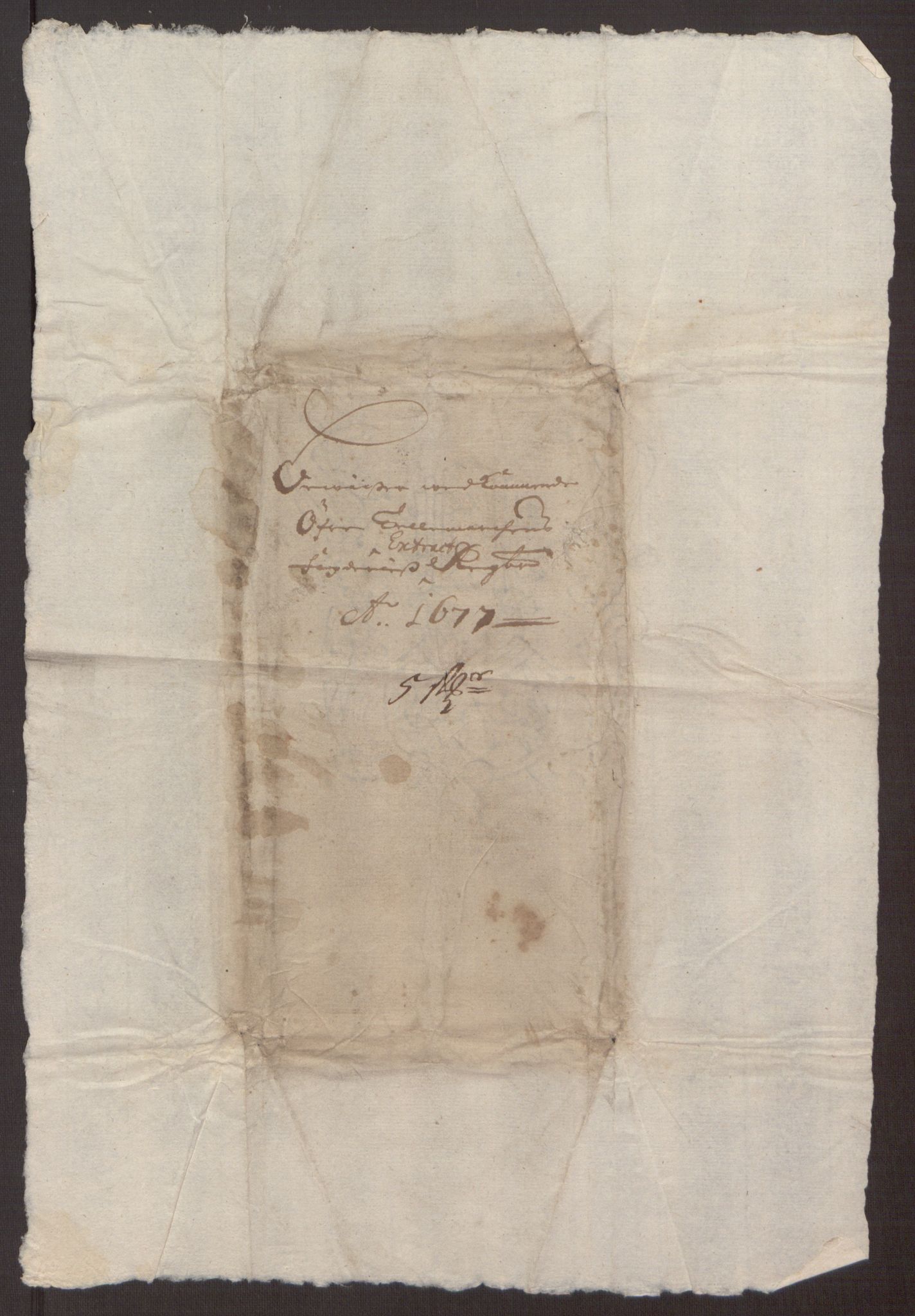 Rentekammeret inntil 1814, Reviderte regnskaper, Fogderegnskap, RA/EA-4092/R35/L2067: Fogderegnskap Øvre og Nedre Telemark, 1677, p. 350