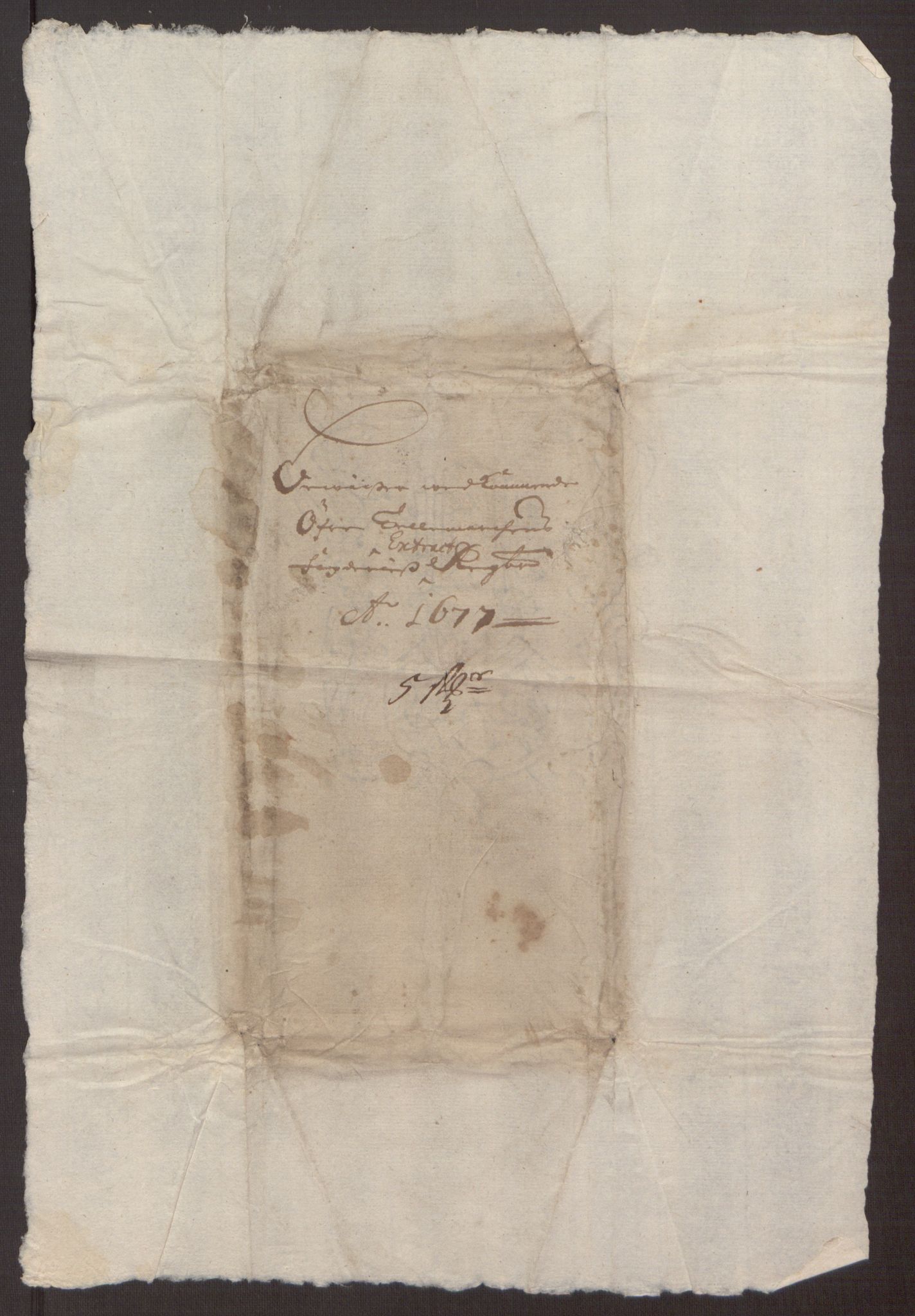 Rentekammeret inntil 1814, Reviderte regnskaper, Fogderegnskap, AV/RA-EA-4092/R35/L2067: Fogderegnskap Øvre og Nedre Telemark, 1677, p. 350