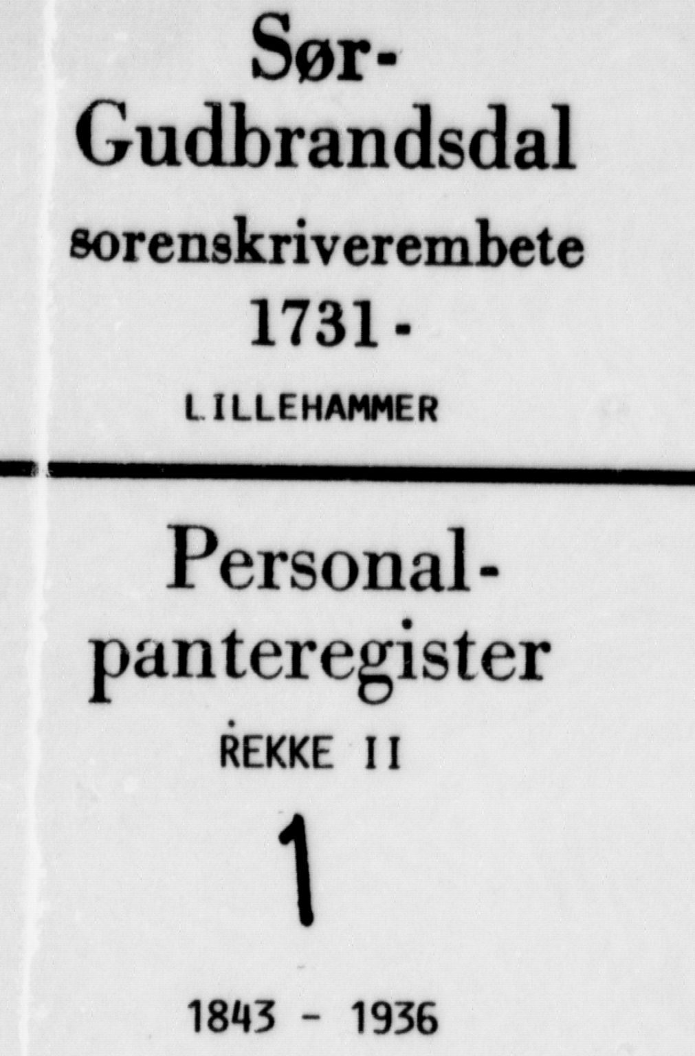 Sør-Gudbrandsdal tingrett, SAH/TING-004/H/Ha/Hap/Hapb/L0001: Mortgage register no. II 1, 1843-1936