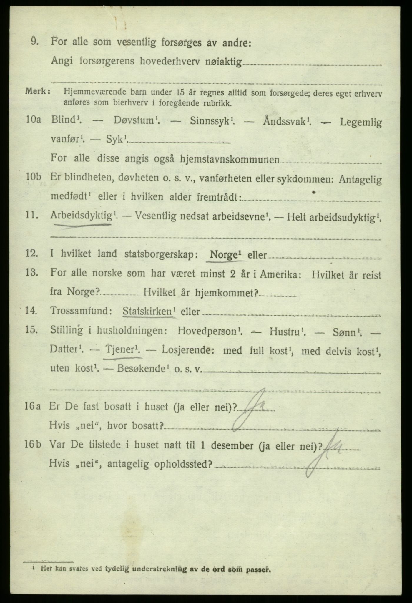 SAB, 1920 census for Fana, 1920, p. 13880