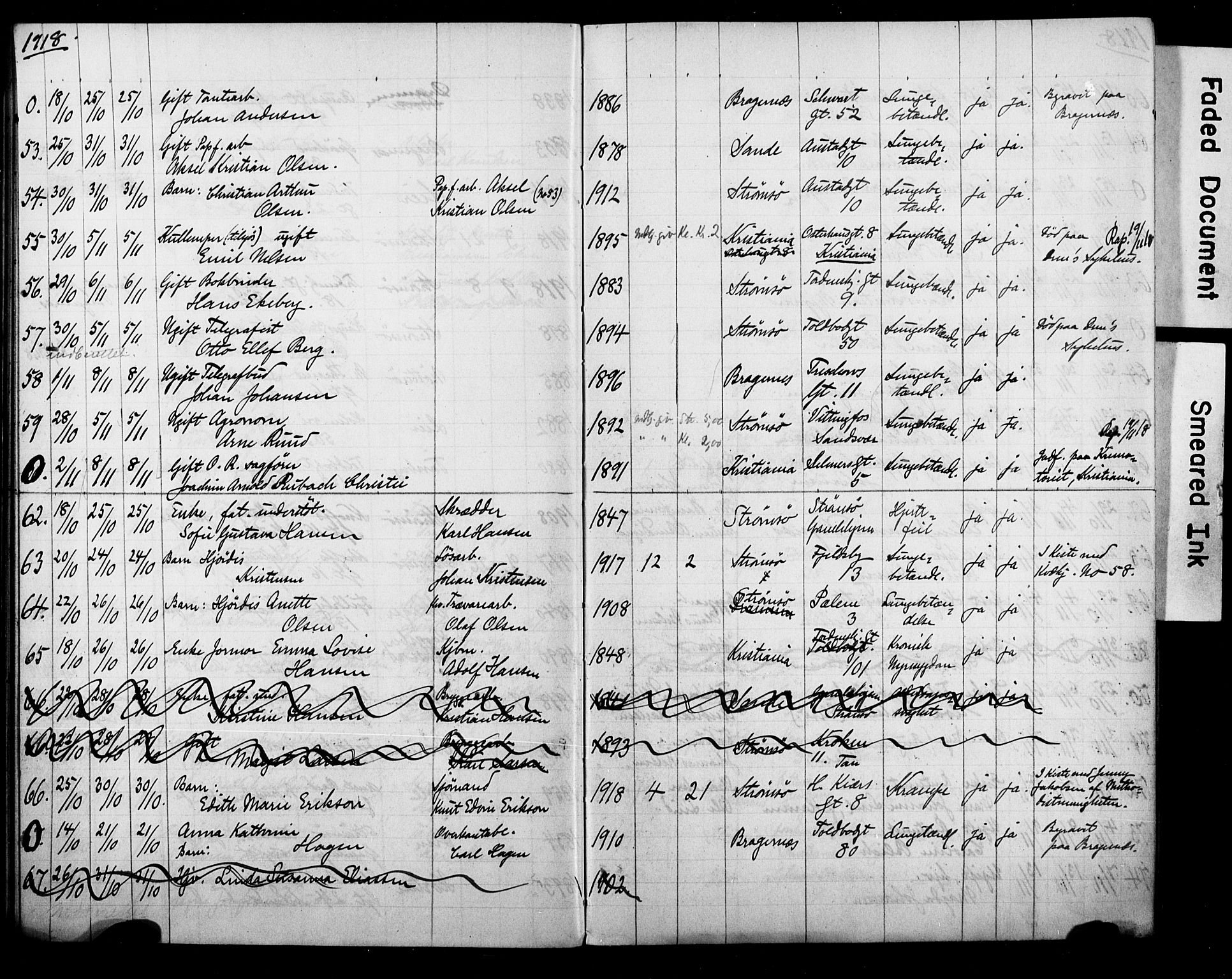 Strømsø kirkebøker, AV/SAKO-A-246/Y/Ya/L0008: Parish register draft no. I 8, 1916-1931