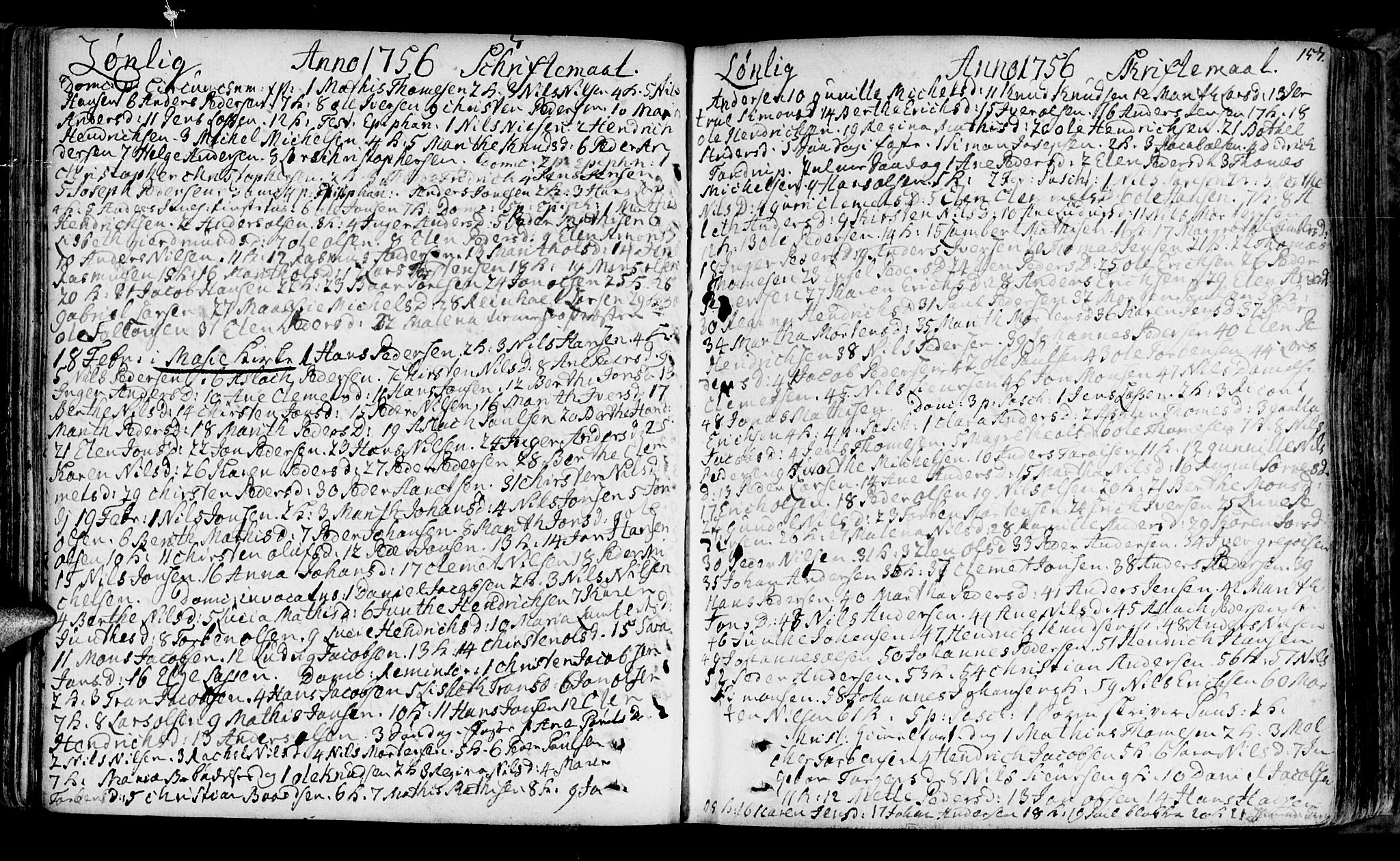 Talvik sokneprestkontor, SATØ/S-1337/H/Ha/L0004kirke: Parish register (official) no. 4, 1752-1772, p. 157