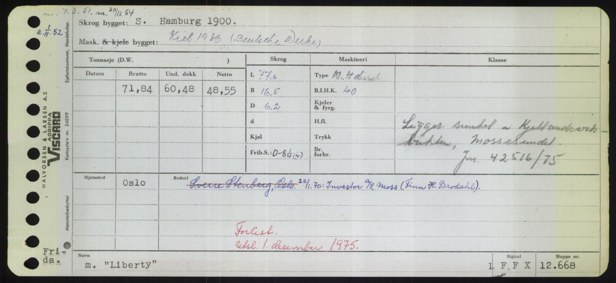 Sjøfartsdirektoratet med forløpere, Skipsmålingen, AV/RA-S-1627/H/Hd/L0023: Fartøy, Lia-Løv, p. 11