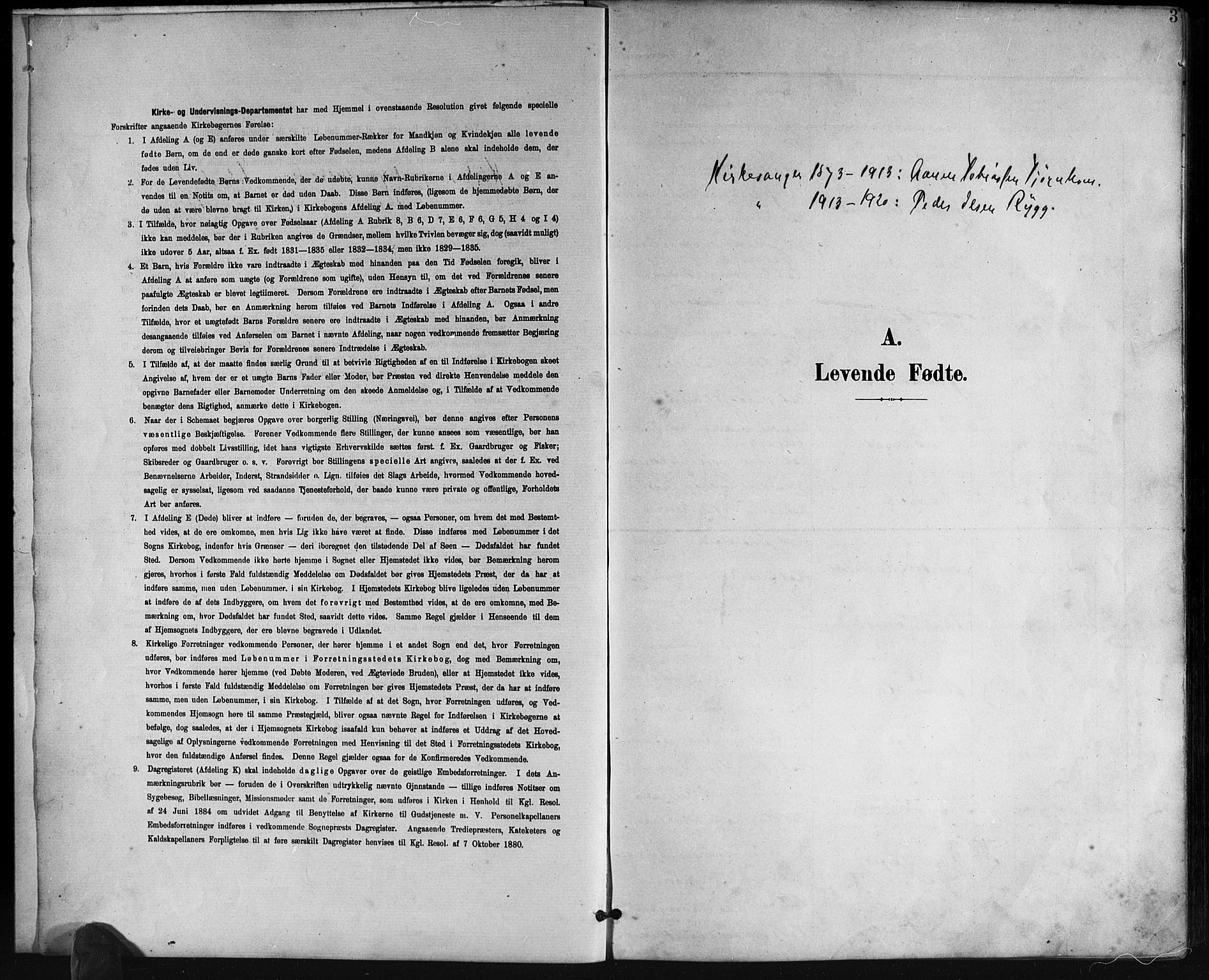 Kvinesdal sokneprestkontor, SAK/1111-0026/F/Fb/Fbb/L0003: Parish register (copy) no. B 3, 1898-1916, p. 3