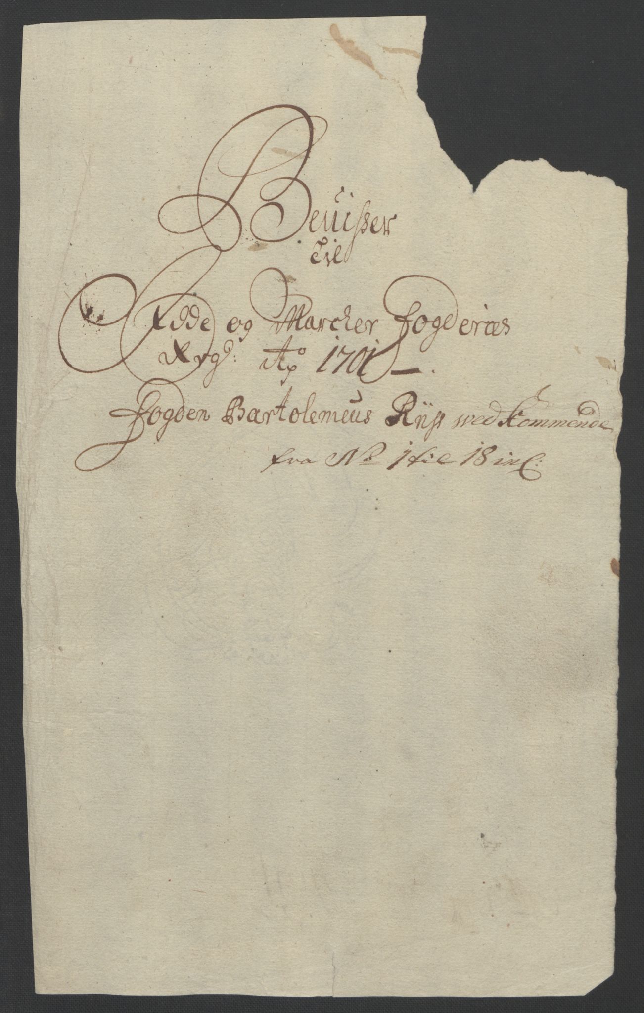 Rentekammeret inntil 1814, Reviderte regnskaper, Fogderegnskap, AV/RA-EA-4092/R01/L0015: Fogderegnskap Idd og Marker, 1700-1701, p. 212