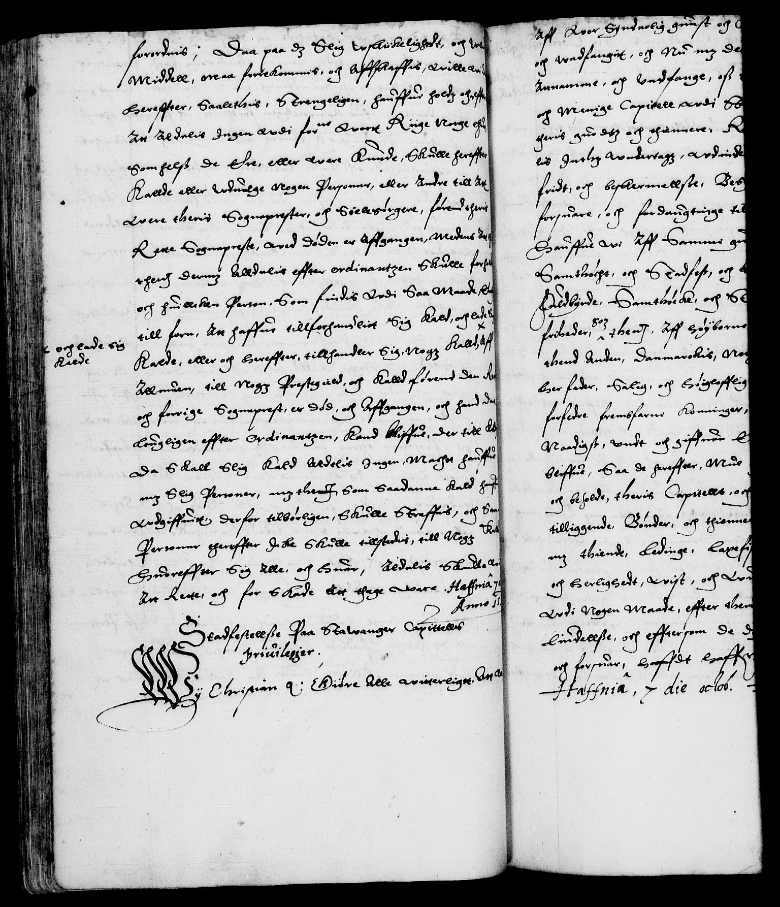 Danske Kanselli 1572-1799, RA/EA-3023/F/Fc/Fca/Fcaa/L0003: Norske registre (mikrofilm), 1596-1616, p. 72b