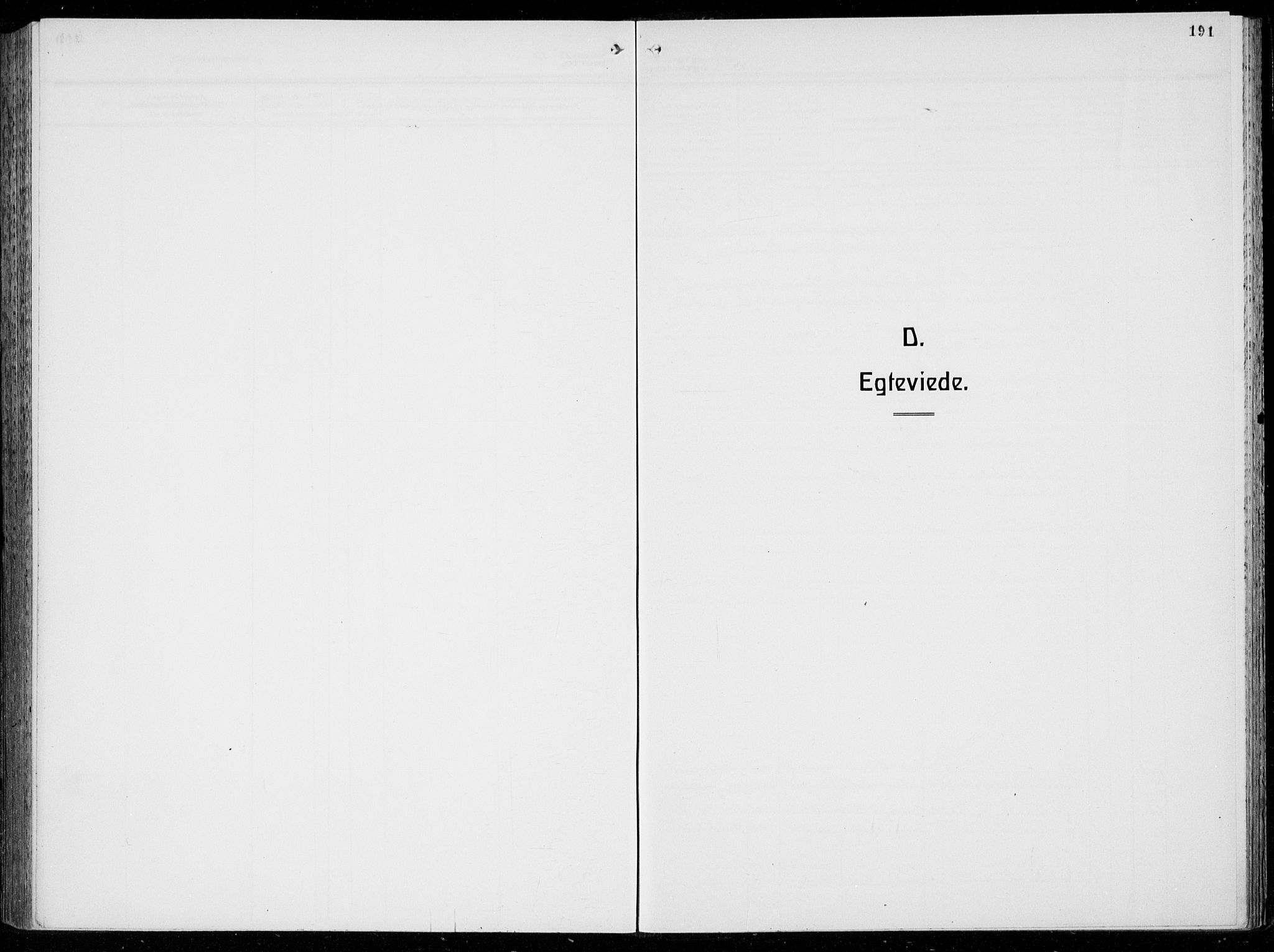 Birkeland Sokneprestembete, AV/SAB-A-74601/H/Hab: Parish register (copy) no. A  8, 1923-1933, p. 191