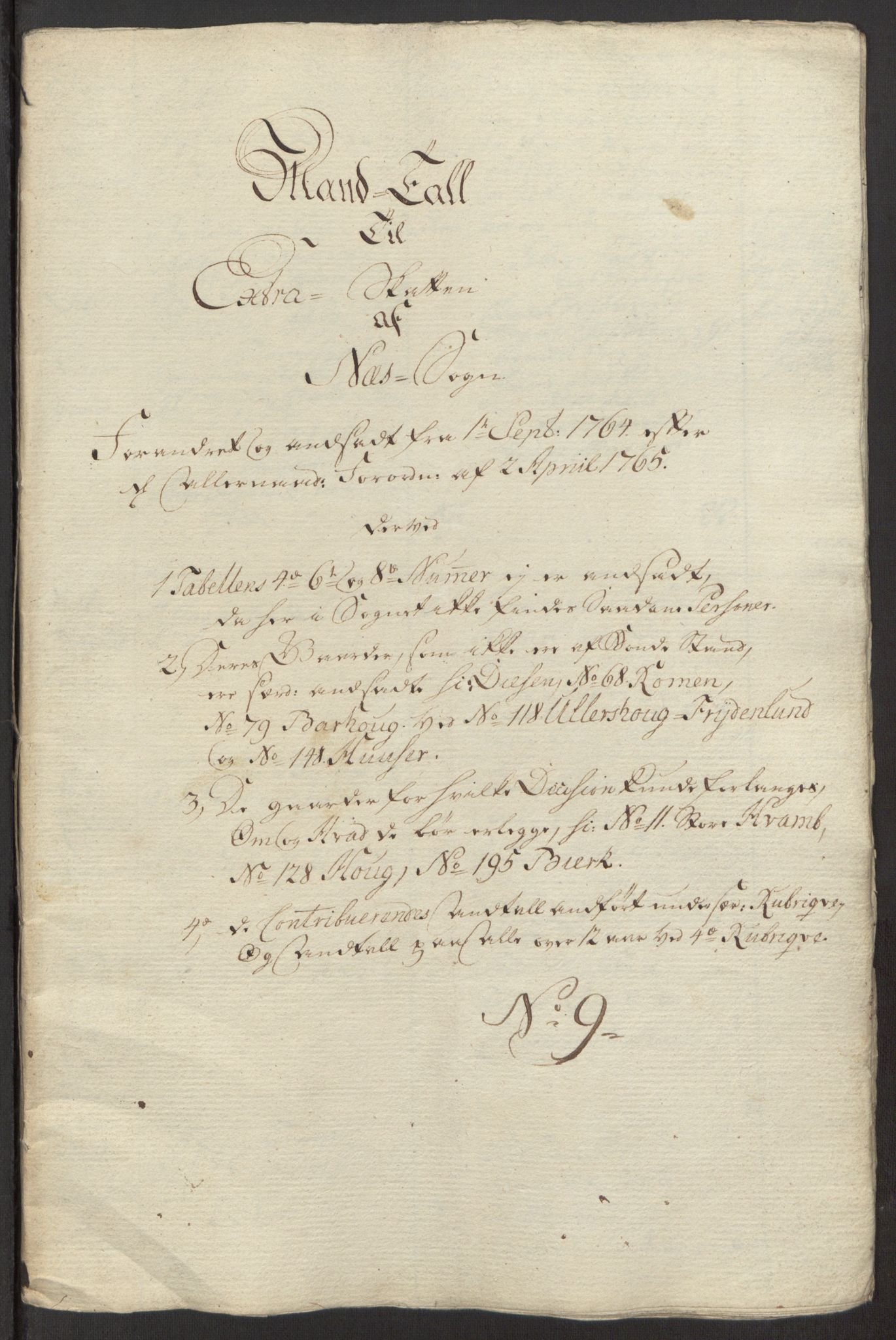Rentekammeret inntil 1814, Reviderte regnskaper, Fogderegnskap, RA/EA-4092/R12/L0803: Ekstraskatten Øvre Romerike, 1763-1764, p. 305