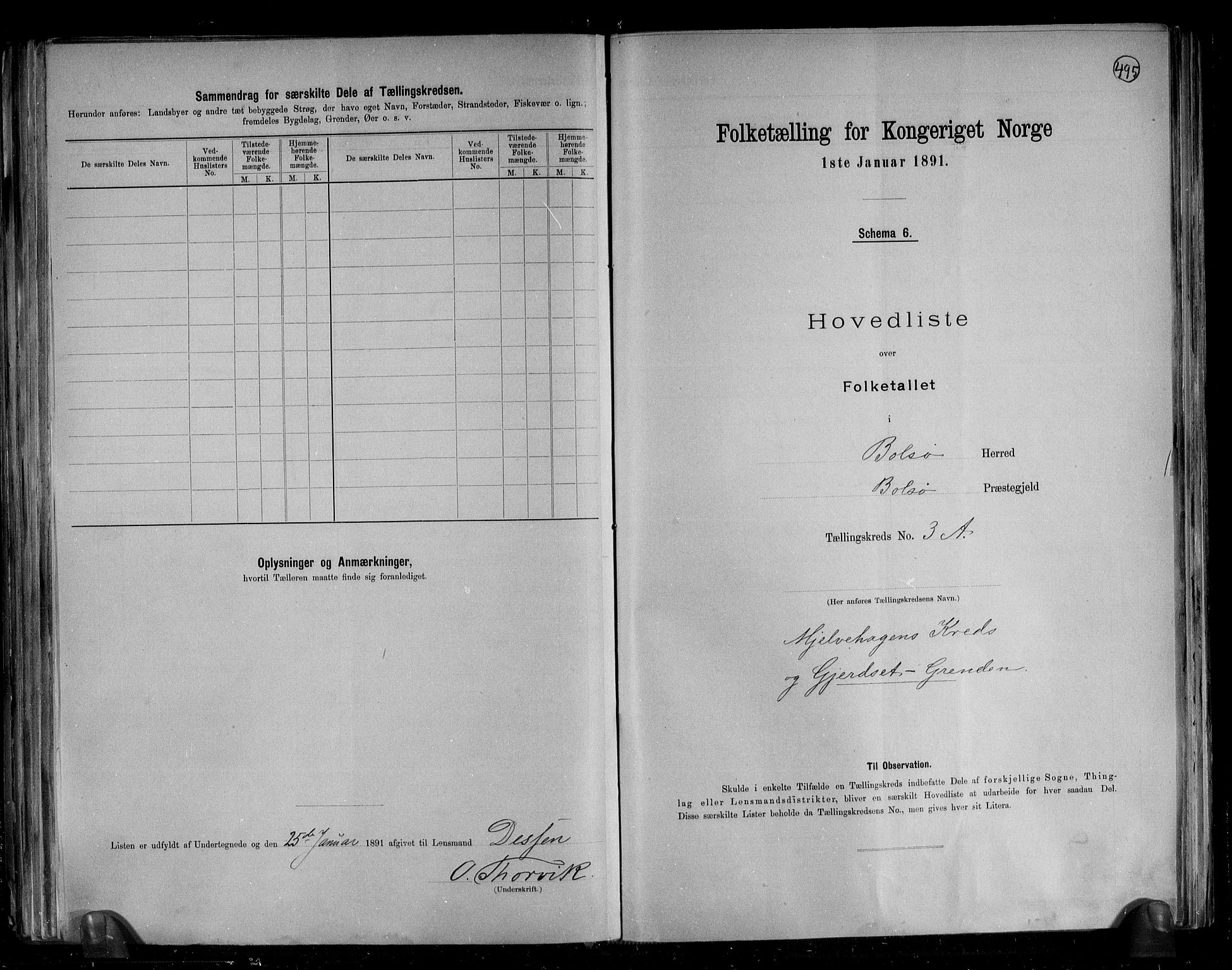 RA, 1891 census for 1544 Bolsøy, 1891, p. 13