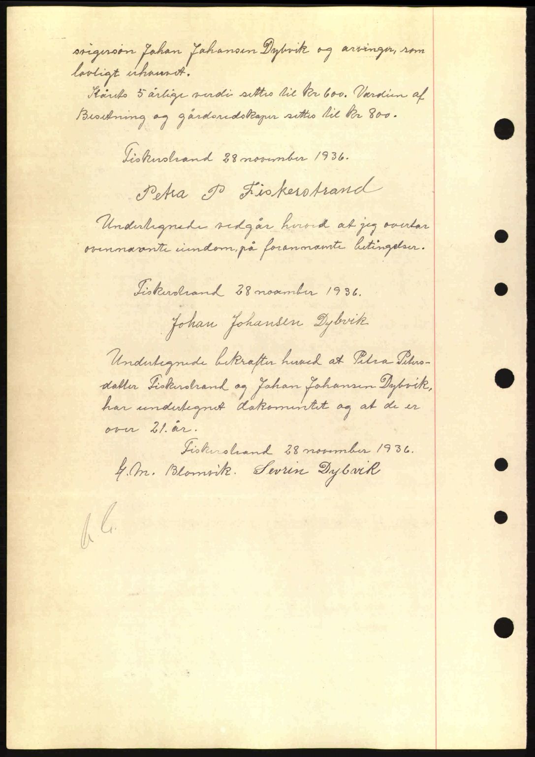 Nordre Sunnmøre sorenskriveri, AV/SAT-A-0006/1/2/2C/2Ca: Mortgage book no. A2, 1936-1937, Diary no: : 1635/1936