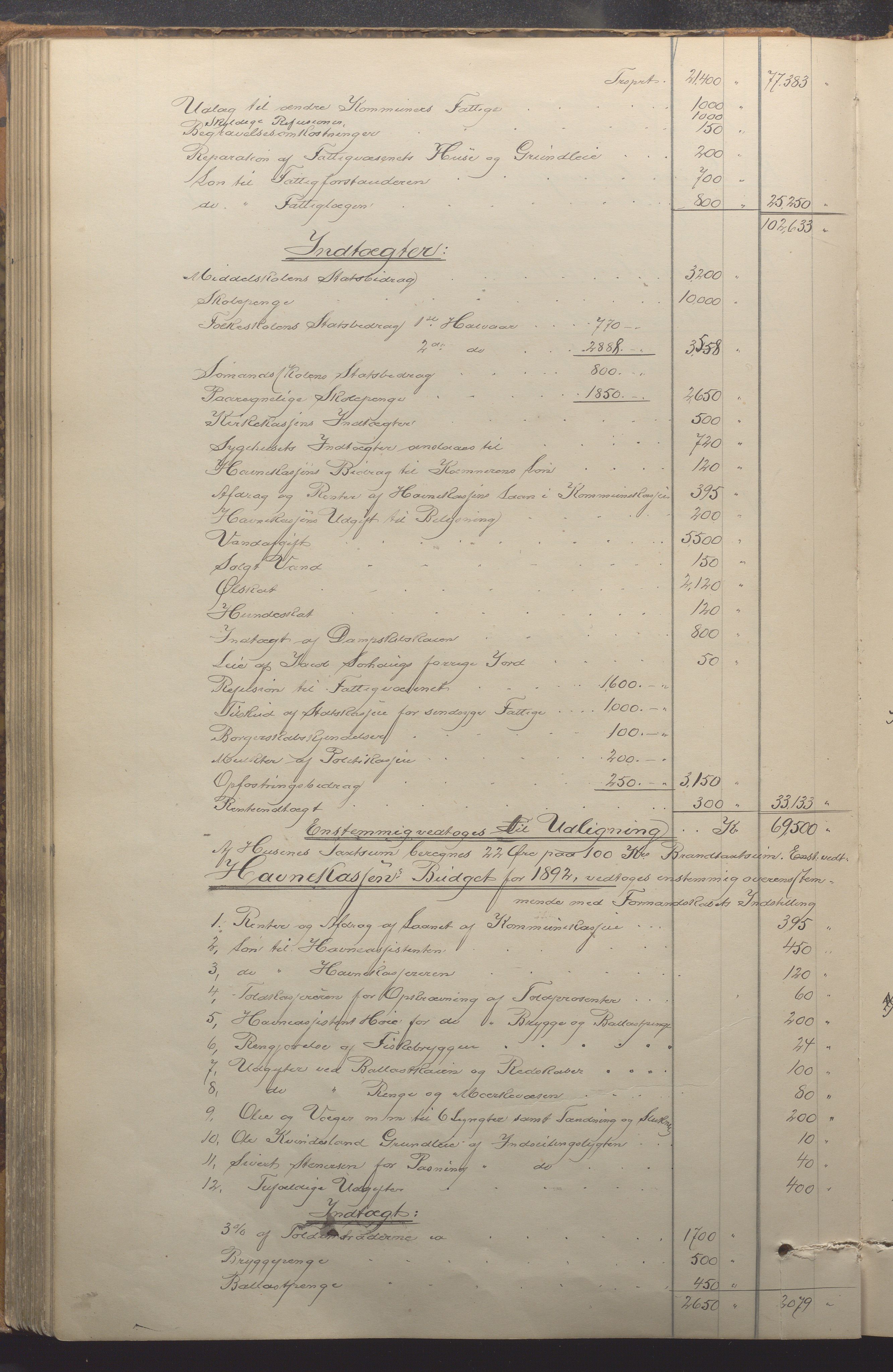 Haugesund kommune - Formannskapet, IKAR/X-0001/A/L0005: Møtebok, 1887-1895, p. 108b