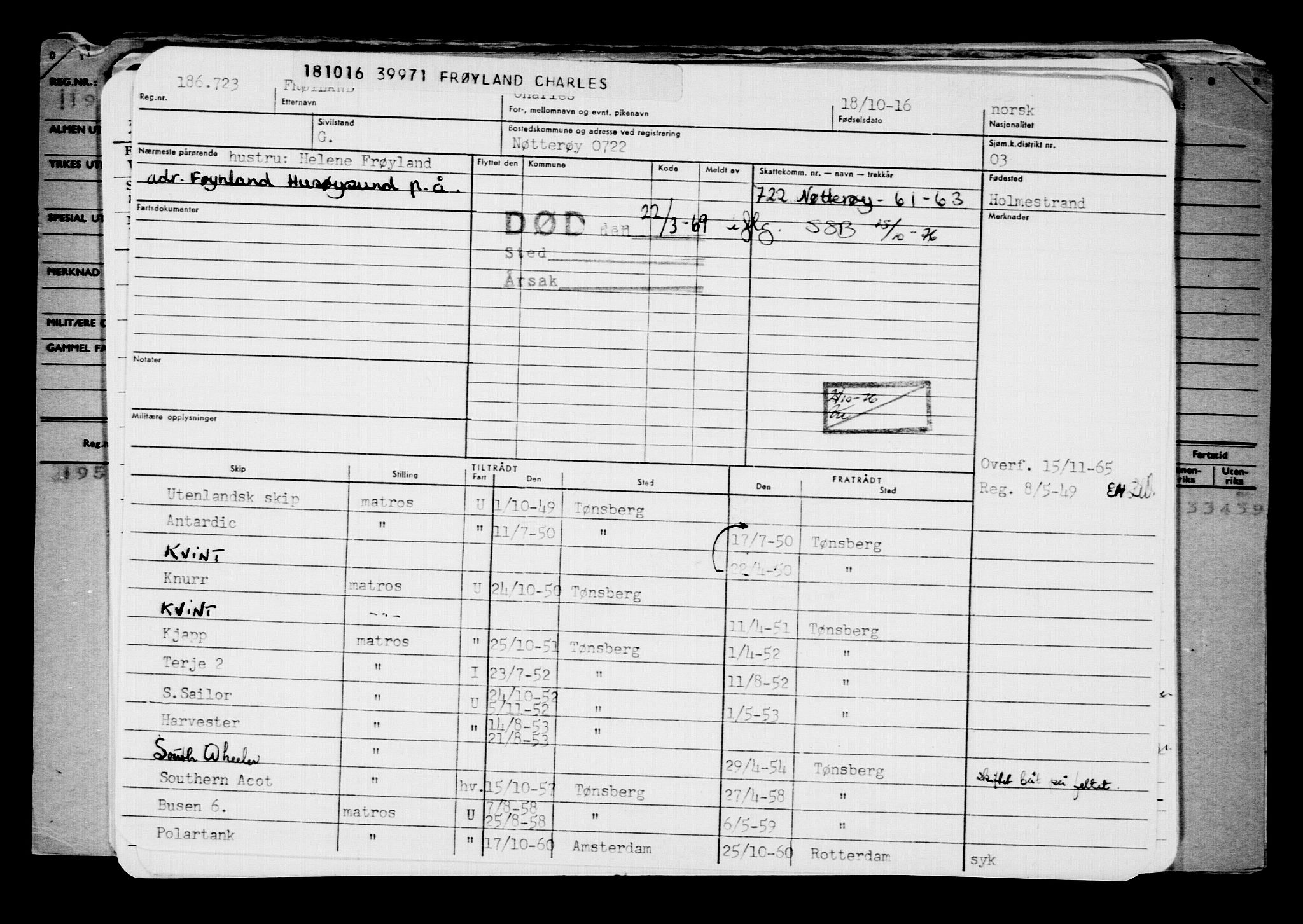 Direktoratet for sjømenn, AV/RA-S-3545/G/Gb/L0143: Hovedkort, 1916, p. 288