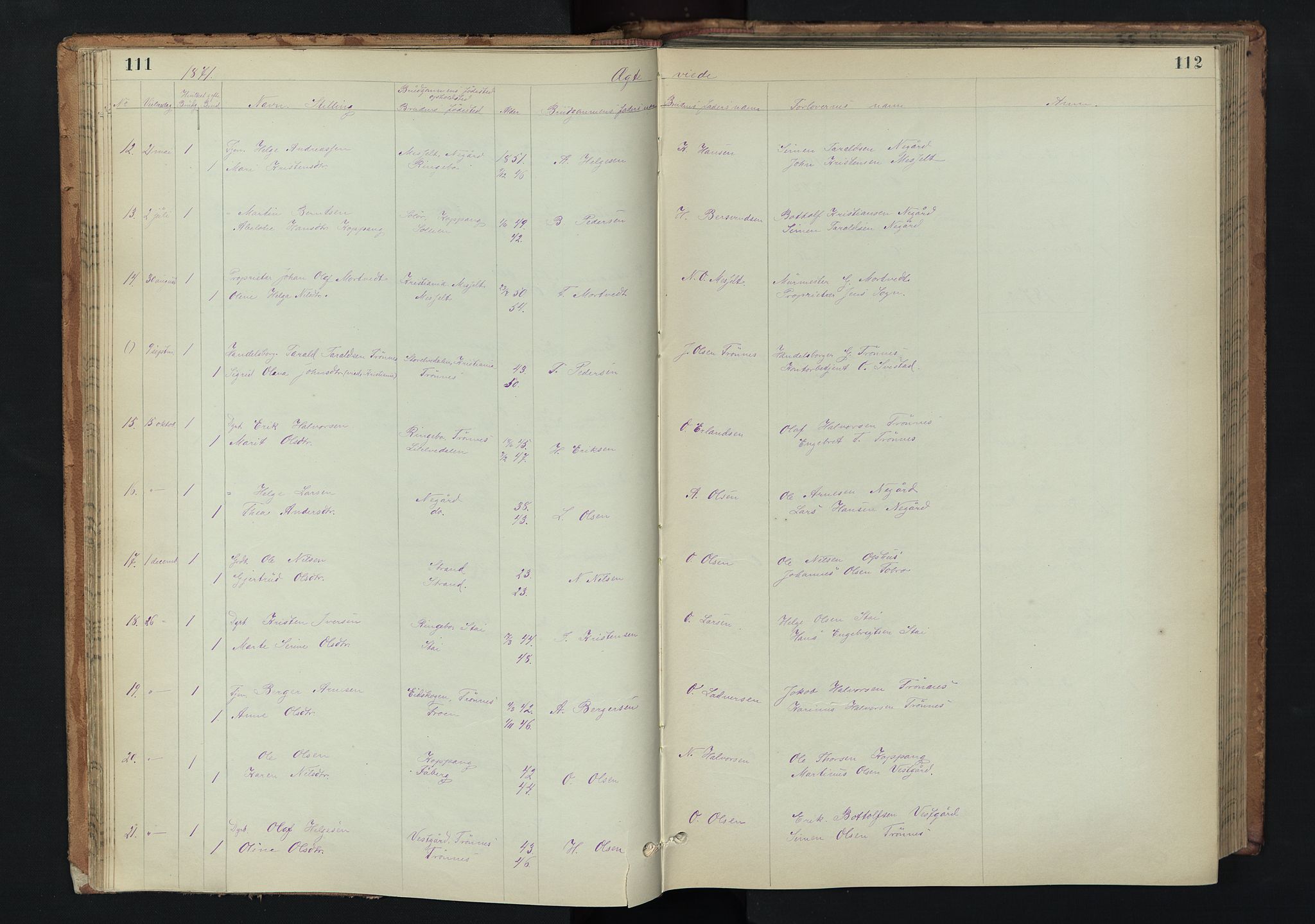 Stor-Elvdal prestekontor, AV/SAH-PREST-052/H/Ha/Hab/L0002: Parish register (copy) no. 2, 1860-1894, p. 111-112