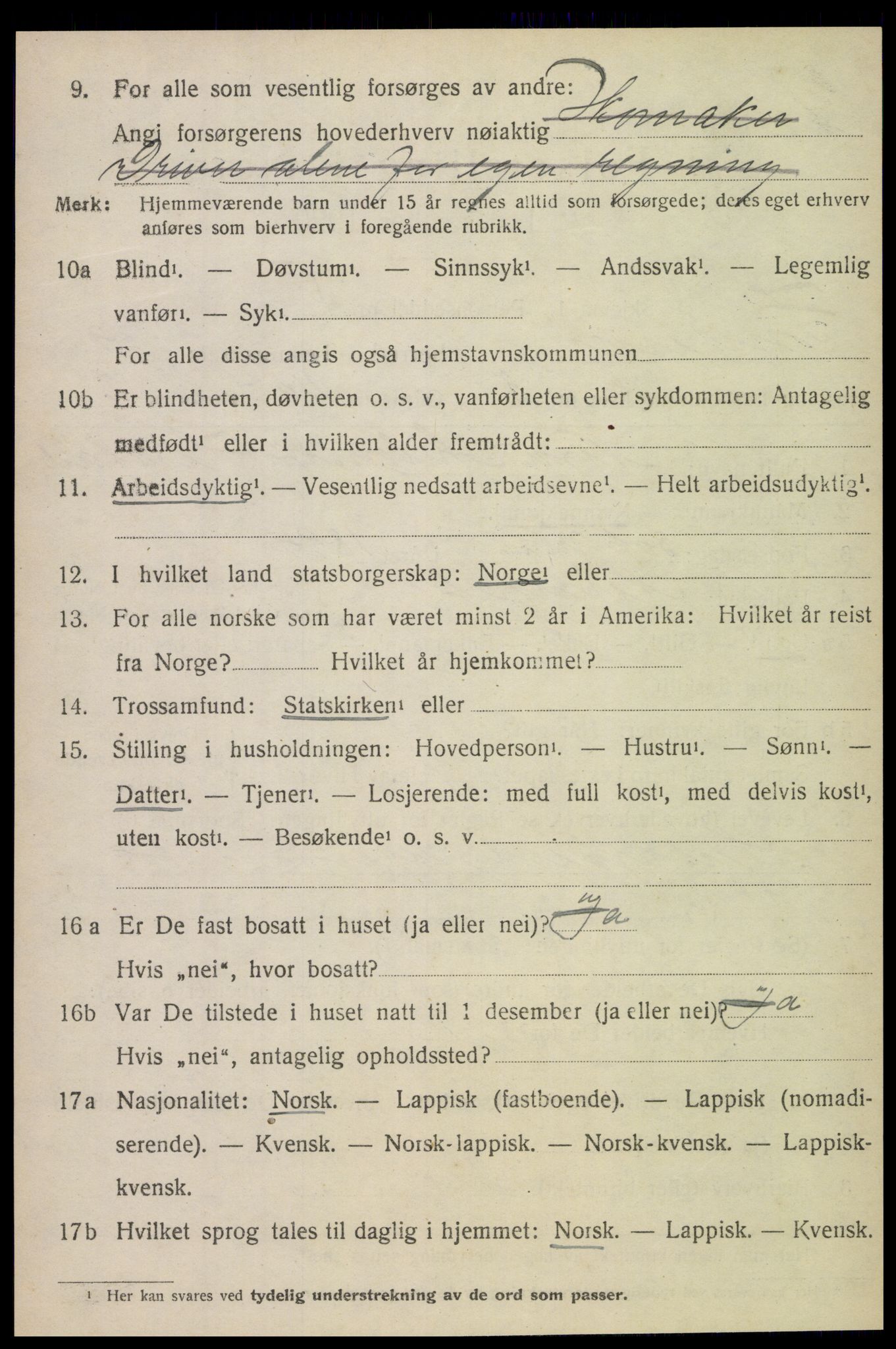 SAT, 1920 census for Inderøy, 1920, p. 6056