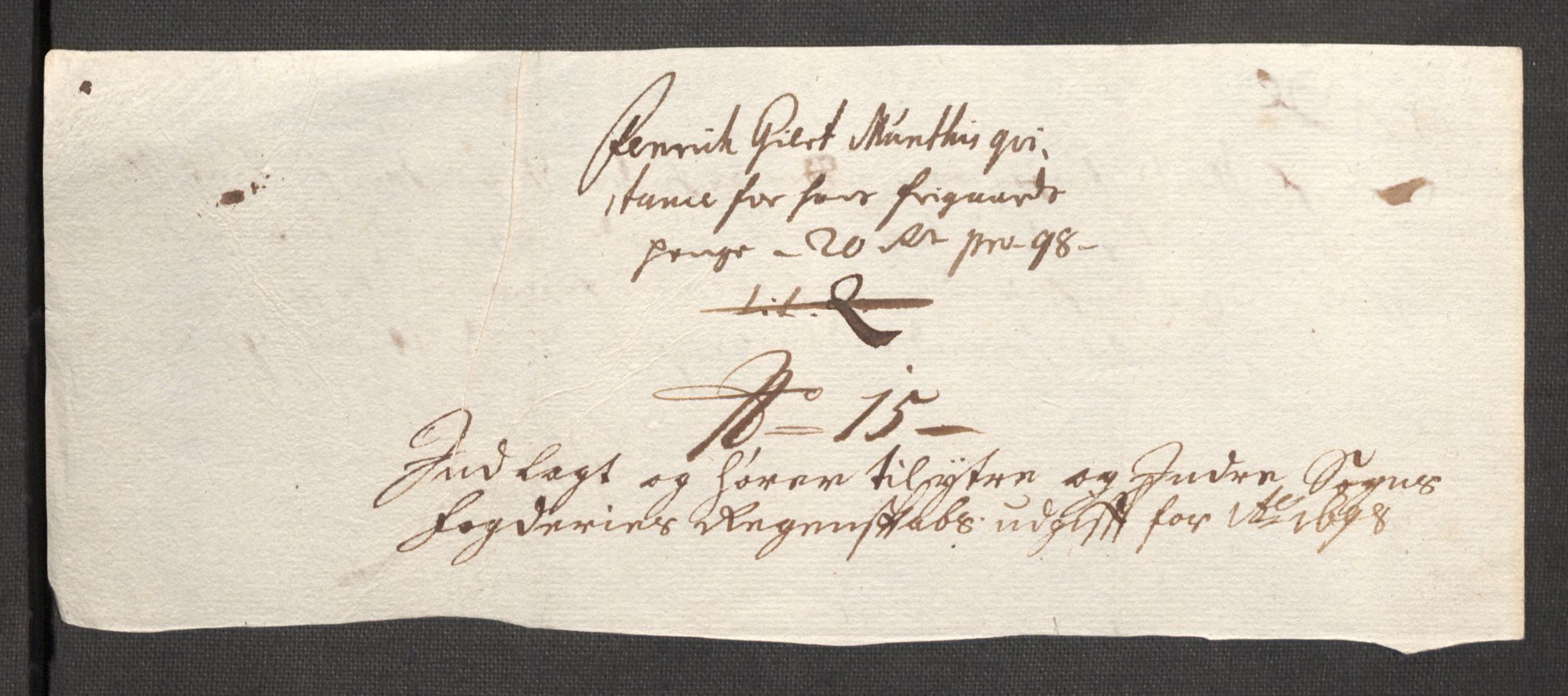 Rentekammeret inntil 1814, Reviderte regnskaper, Fogderegnskap, AV/RA-EA-4092/R52/L3310: Fogderegnskap Sogn, 1698-1699, p. 270