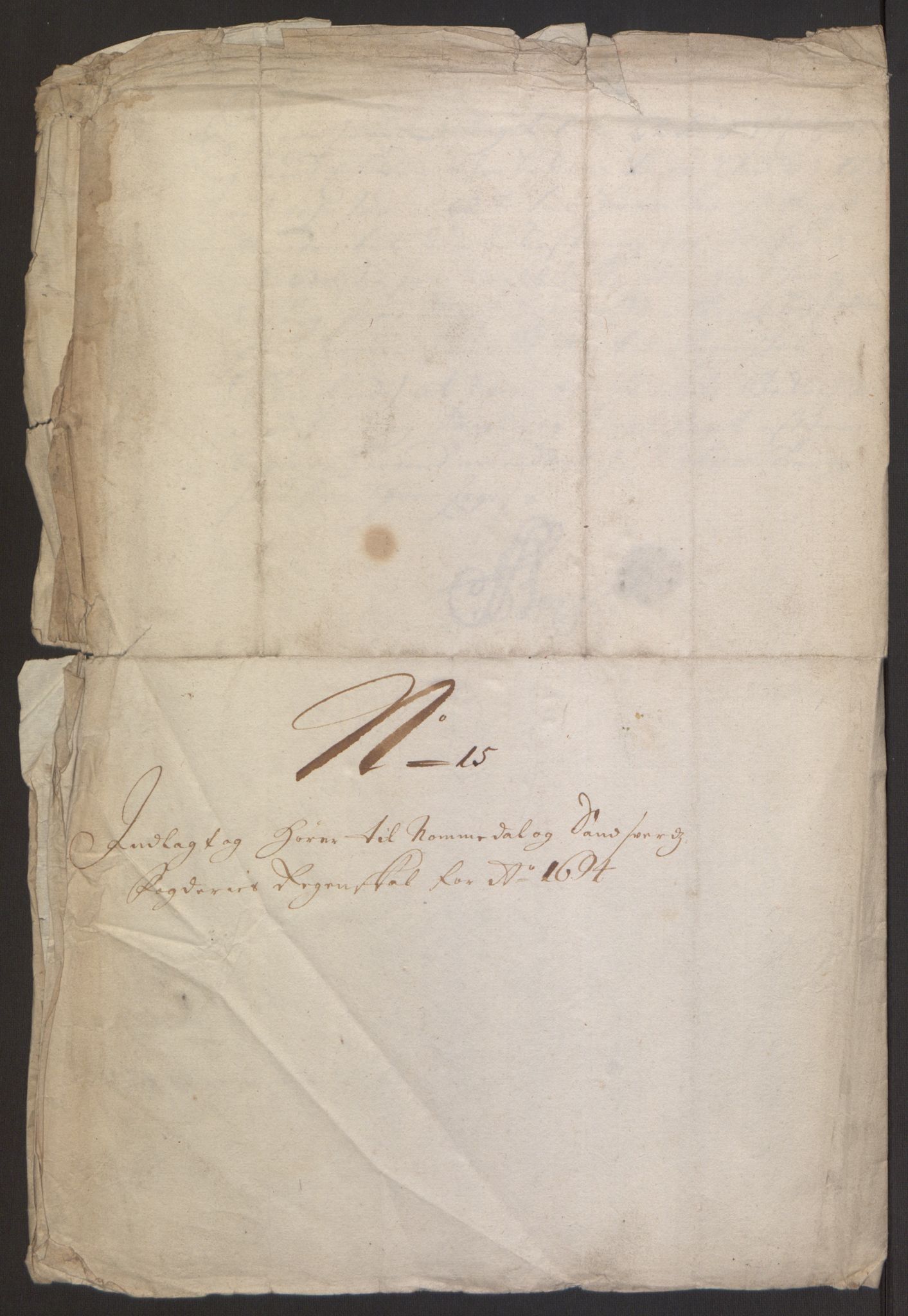 Rentekammeret inntil 1814, Reviderte regnskaper, Fogderegnskap, RA/EA-4092/R24/L1575: Fogderegnskap Numedal og Sandsvær, 1692-1695, p. 488