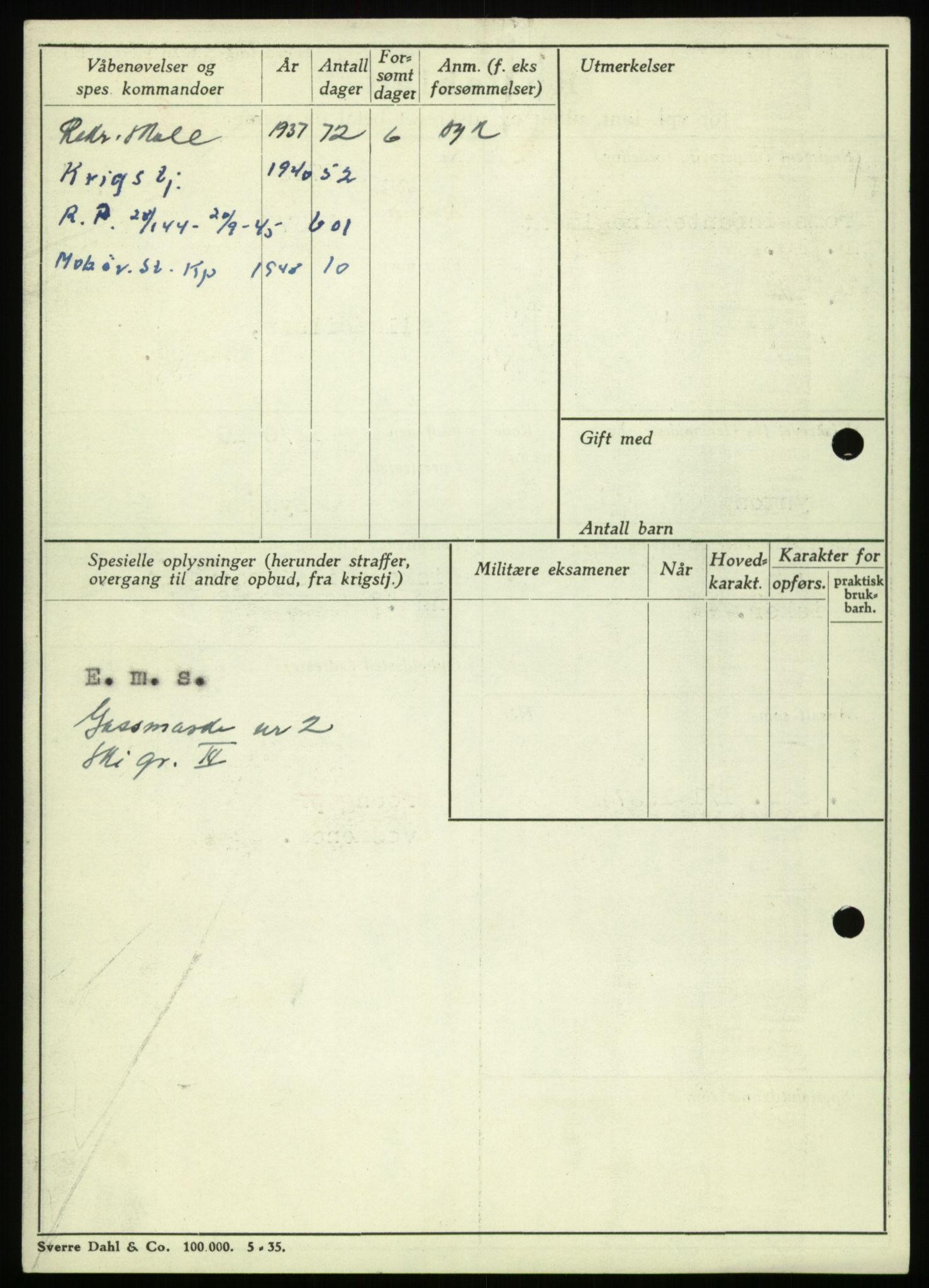 Forsvaret, Troms infanteriregiment nr. 16, AV/RA-RAFA-3146/P/Pa/L0021: Rulleblad for regimentets menige mannskaper, årsklasse 1937, 1937, p. 86