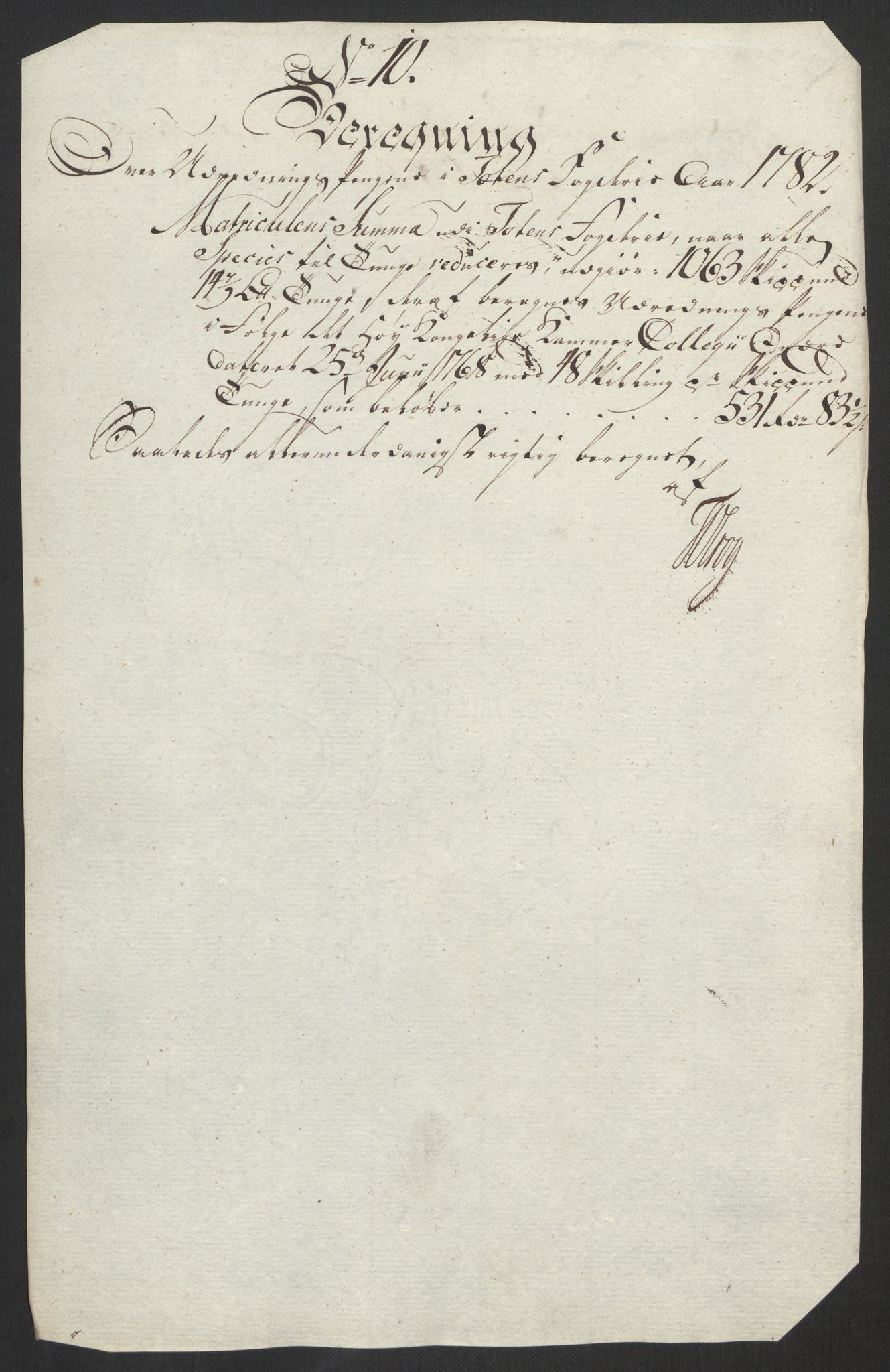 Rentekammeret inntil 1814, Reviderte regnskaper, Fogderegnskap, AV/RA-EA-4092/R19/L1369: Fogderegnskap Toten, Hadeland og Vardal, 1782, p. 71