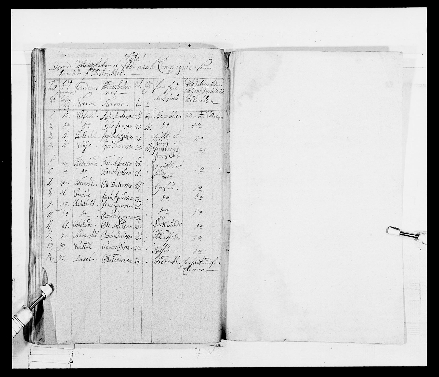 Generalitets- og kommissariatskollegiet, Det kongelige norske kommissariatskollegium, AV/RA-EA-5420/E/Eh/L0115: Telemarkske nasjonale infanteriregiment, 1802-1805, p. 483