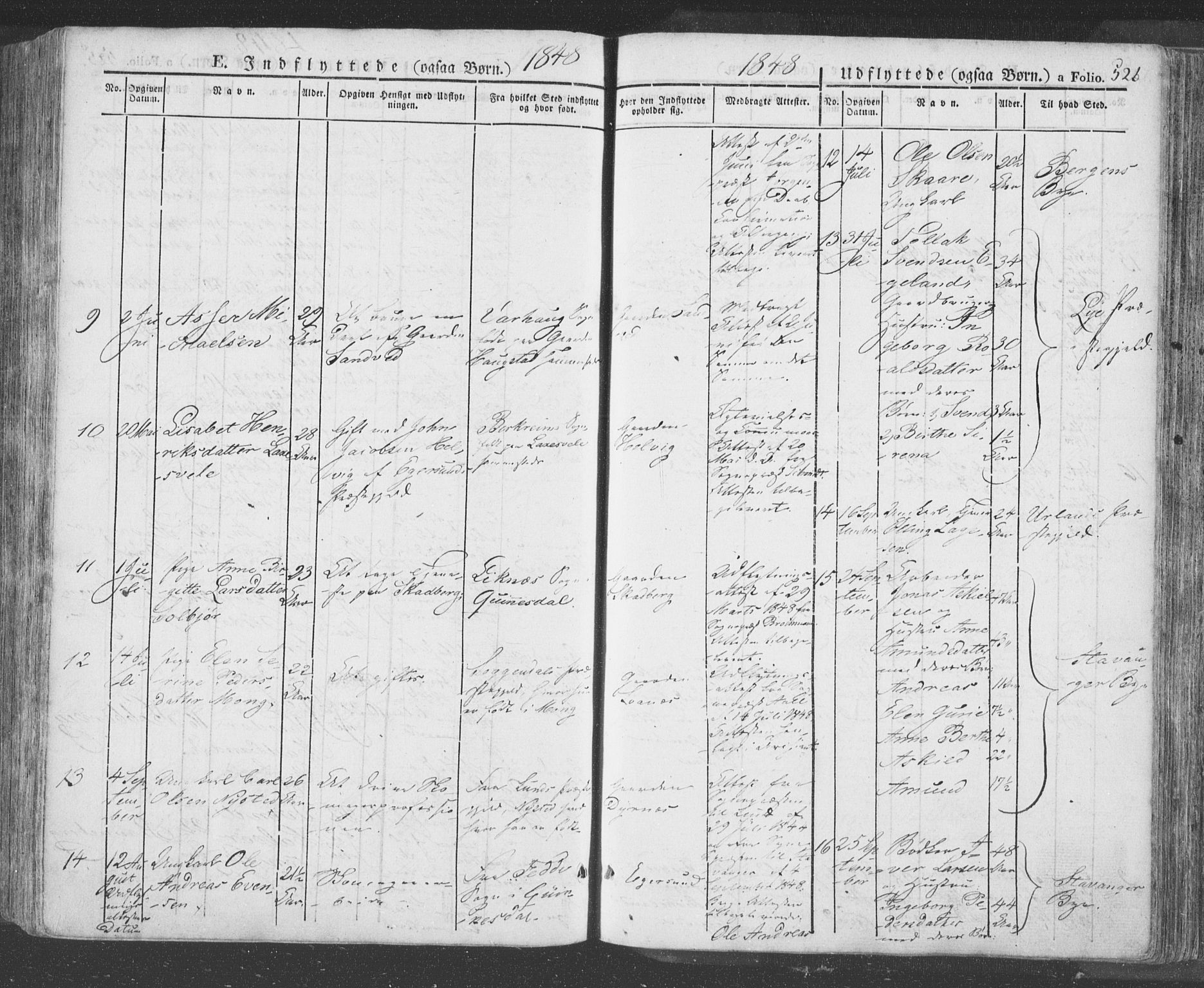 Eigersund sokneprestkontor, AV/SAST-A-101807/S08/L0009: Parish register (official) no. A 9, 1827-1850, p. 526