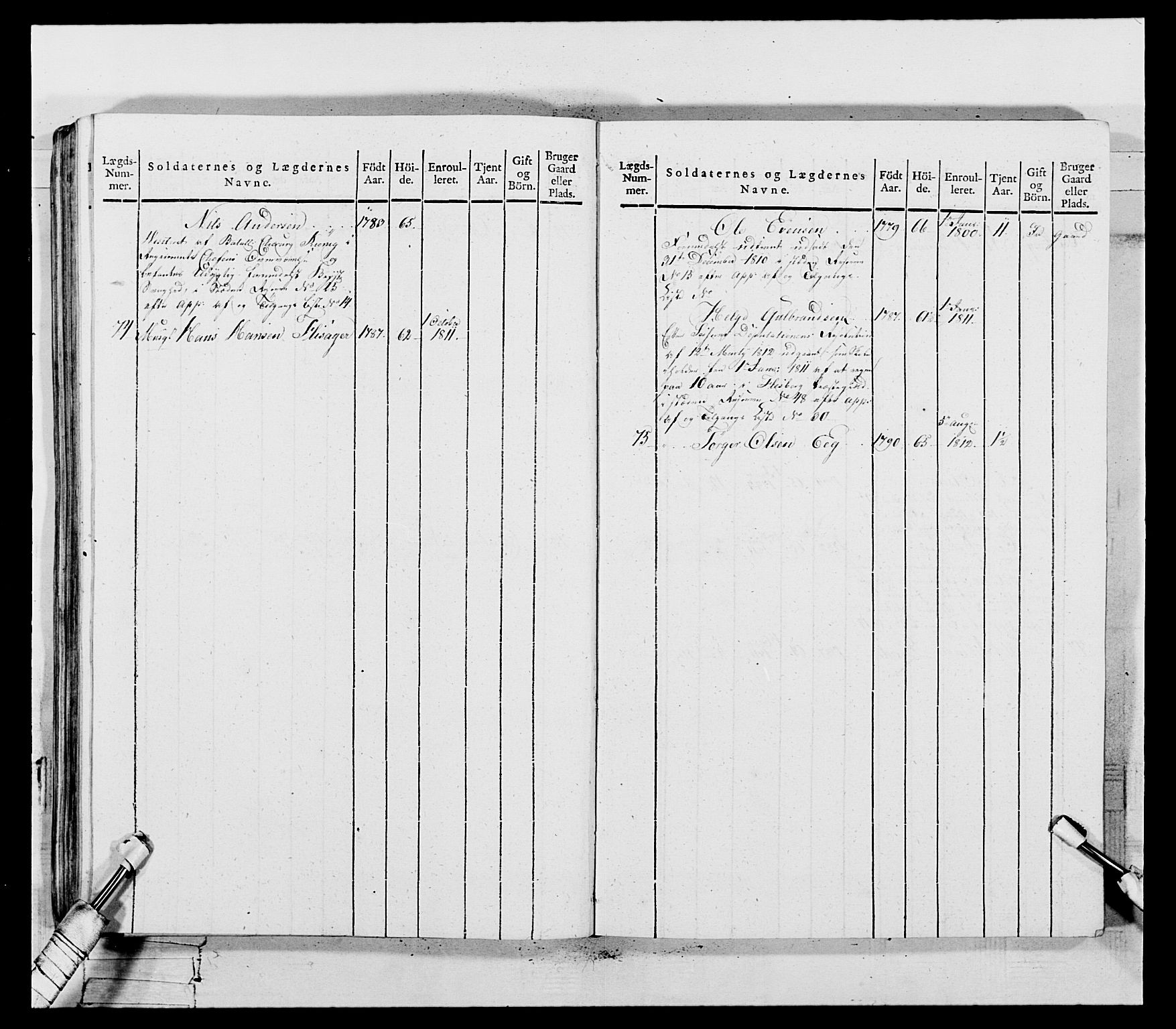 Generalitets- og kommissariatskollegiet, Det kongelige norske kommissariatskollegium, AV/RA-EA-5420/E/Eh/L0118: Telemarkske nasjonale infanteriregiment, 1814, p. 353