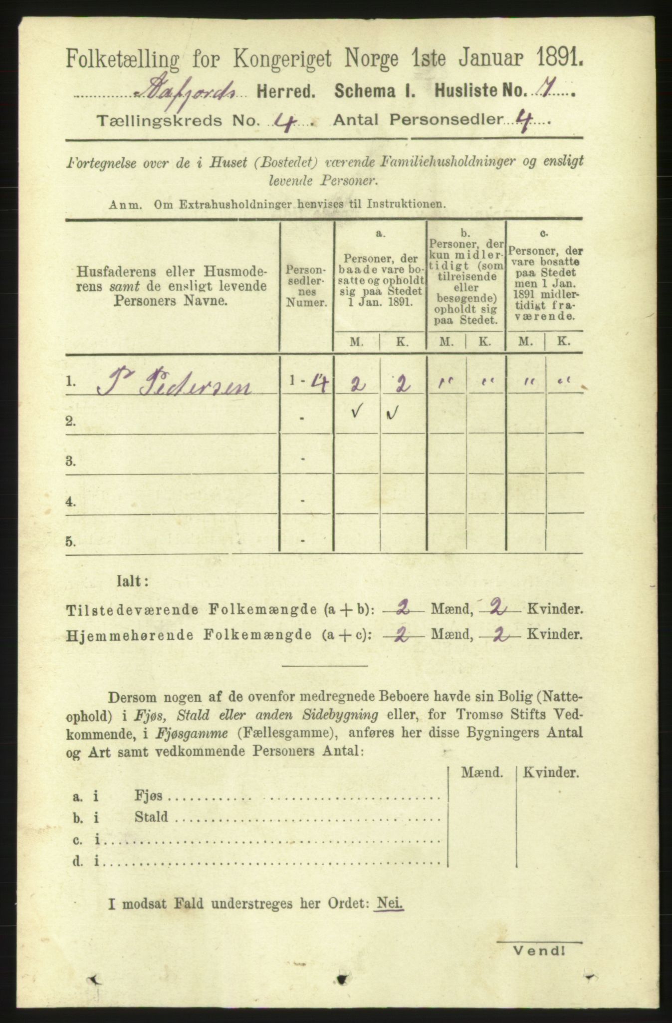 RA, 1891 census for 1630 Åfjord, 1891, p. 748